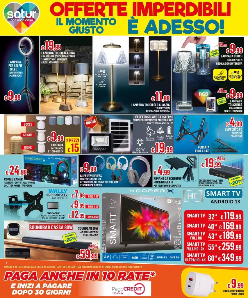 Volantino Satur Offerte Imperdibili dal 4/03 al 3/04/2025