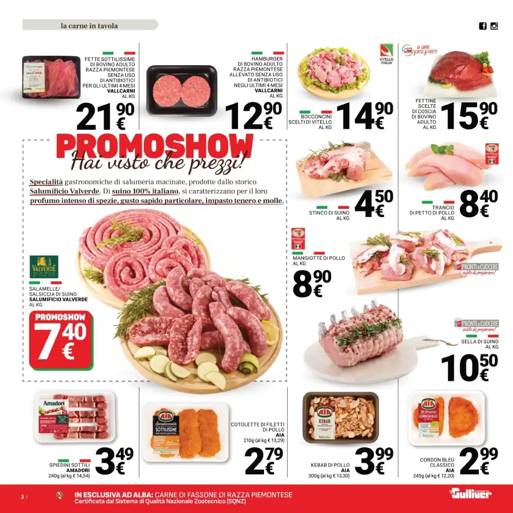 Volantino Gulliver Promo Show dal 28/03 al 10/04/2024