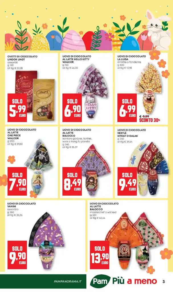 Volantino Pam Sboccia la Convenienza dal 3 al 9/04/2025