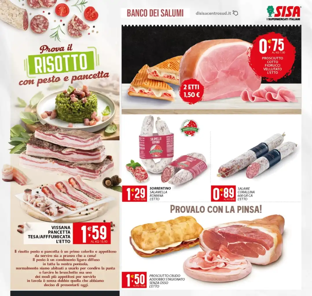 Volantino Sisa La Spesa che Conviene dal 3 al 9/04/2025