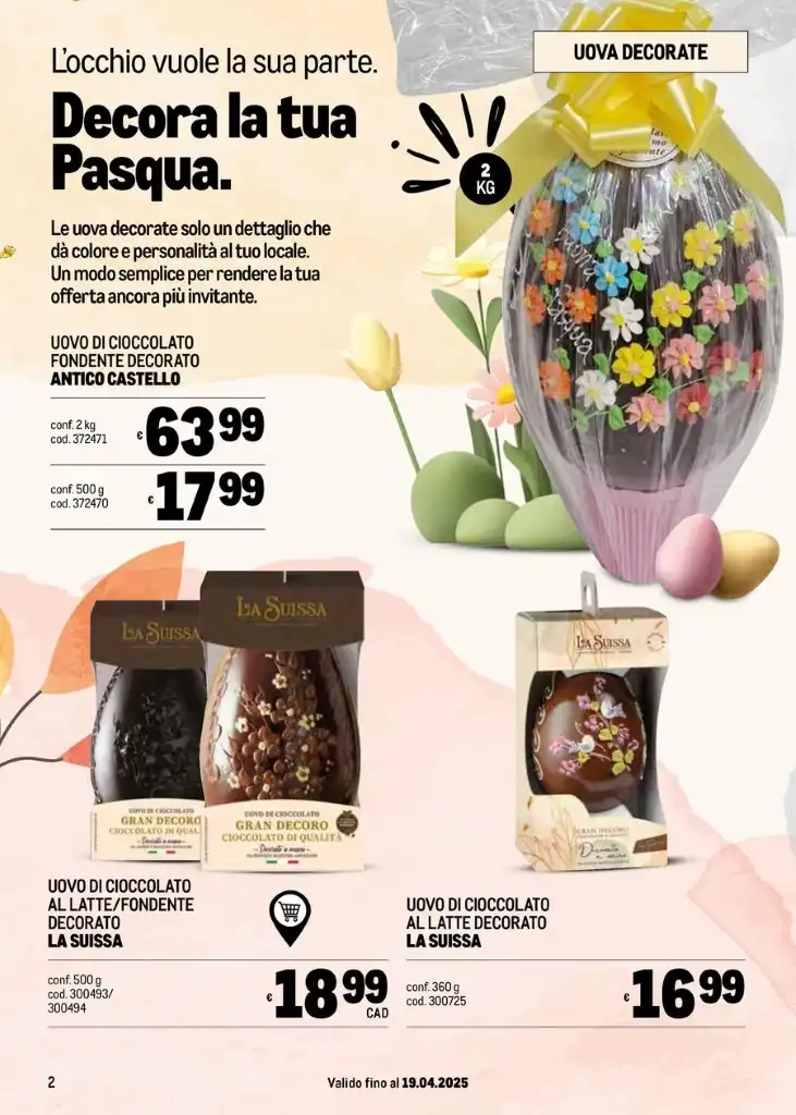 Catalogo Metro Pasqua e Regali valido dal 2 al 19/04/2025