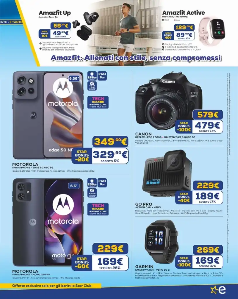 Volantino Euronics Star Bonus dal 3 al 16/04/2025