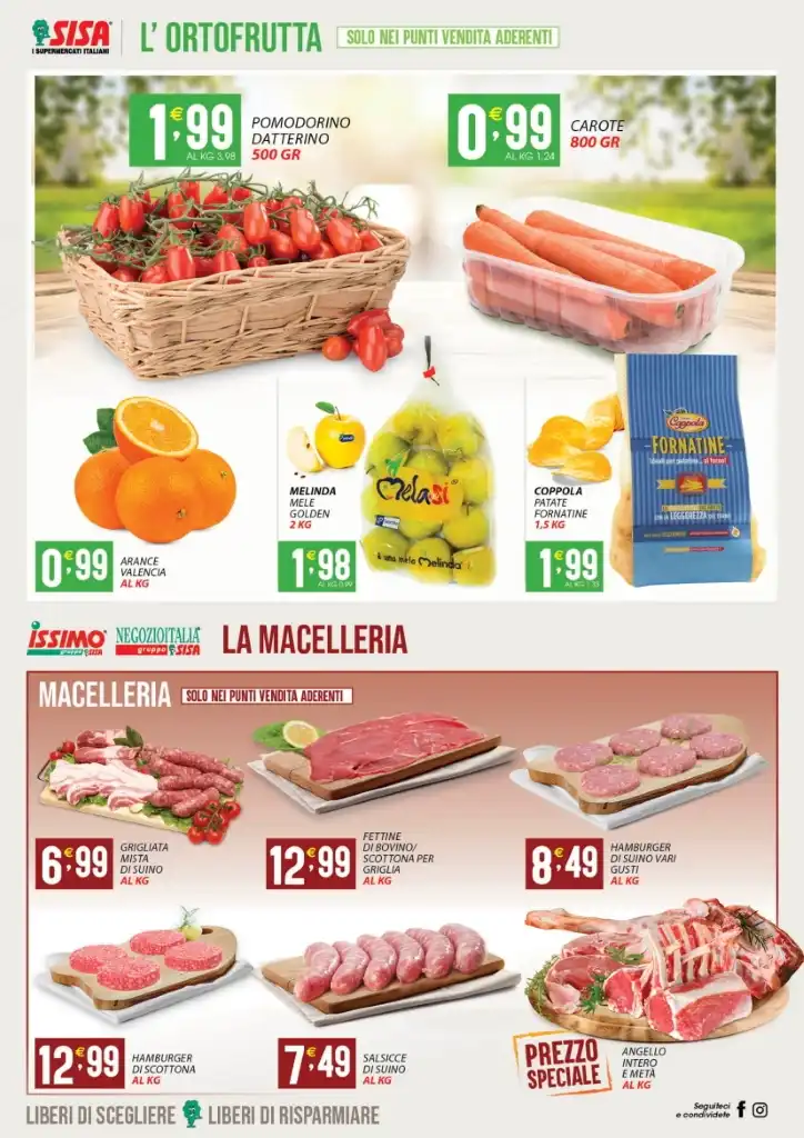 Volantino Sisa Buona Pasqua offerte dal 10 al 21/04/2025