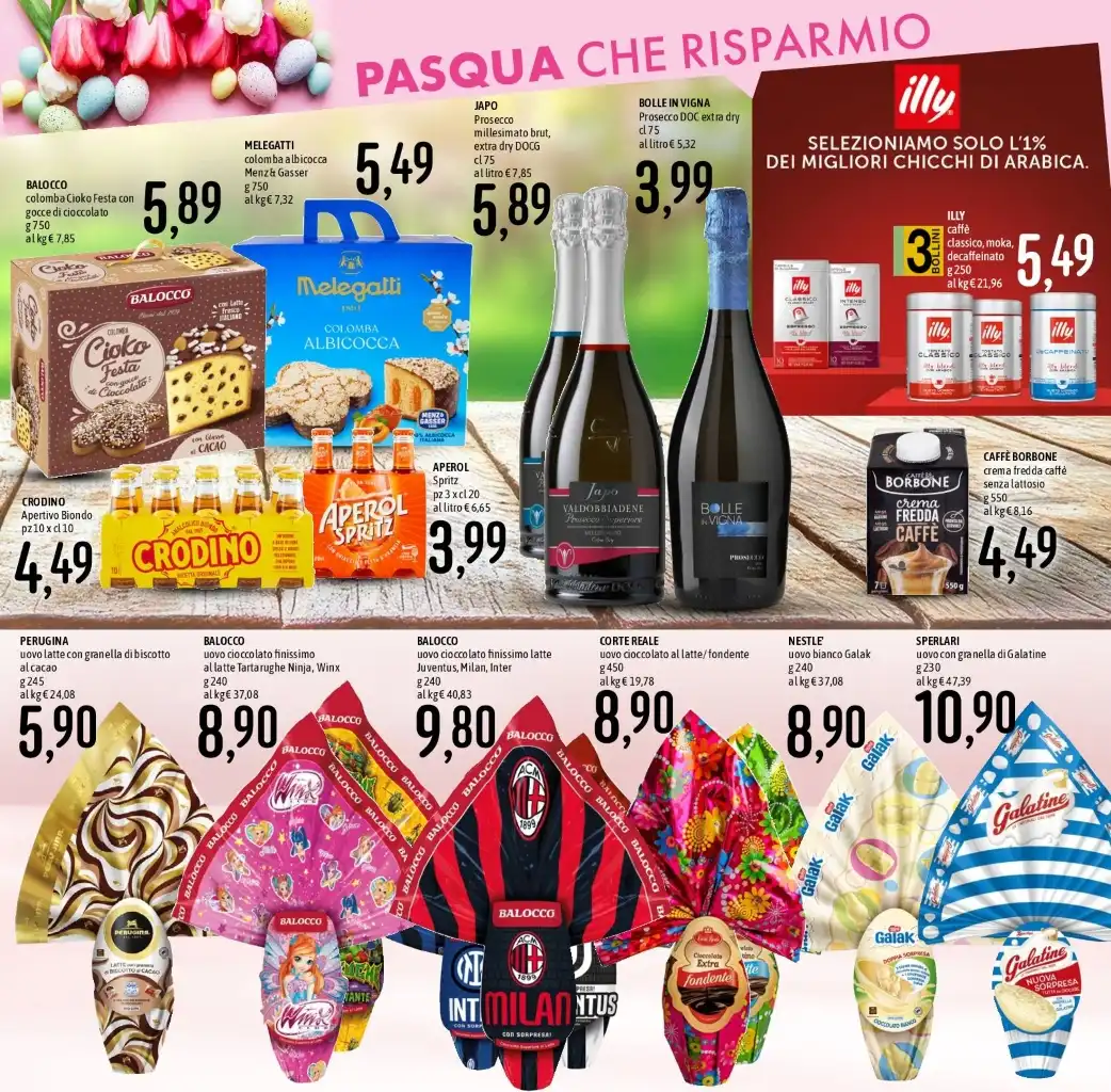 Volantino Emisfero Pasqua che Risparmio dal 10 al 23/04/2025