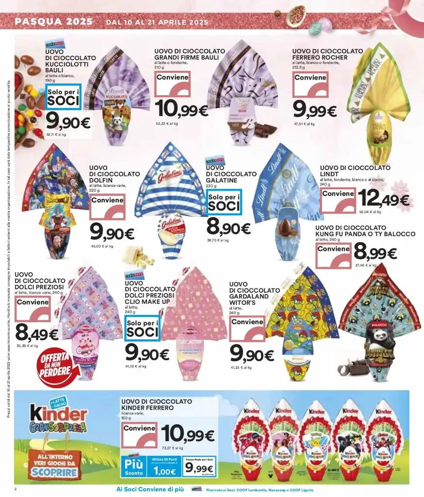 Volantino Coop Superstore Sconti di Pasqua dal 10 al 21/04/2025