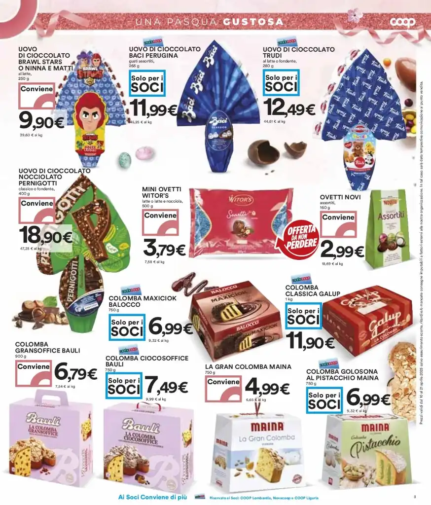 Volantino Coop Superstore Sconti di Pasqua dal 10 al 21/04/2025