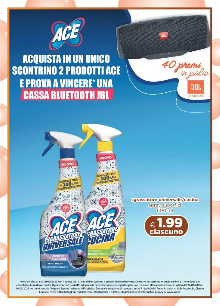 Volantino Acqua e Sapone Offerte Nazionali dal 6 al 26/04/2025