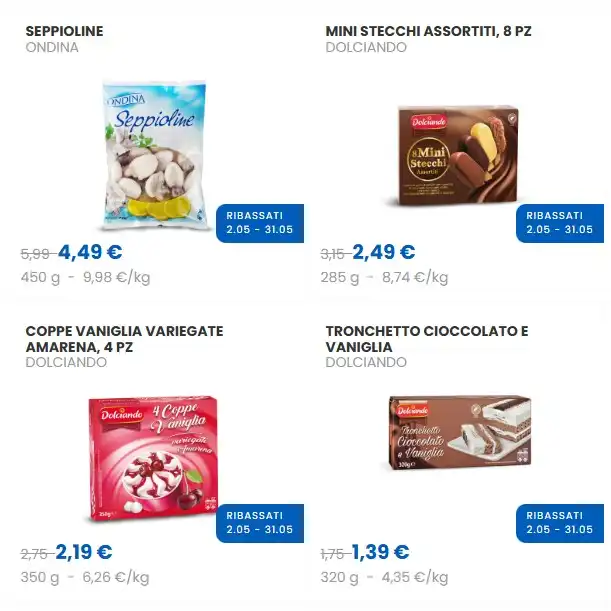Volantino Eurospin Prezzi Ribassati dal 2 al 31/05/2025