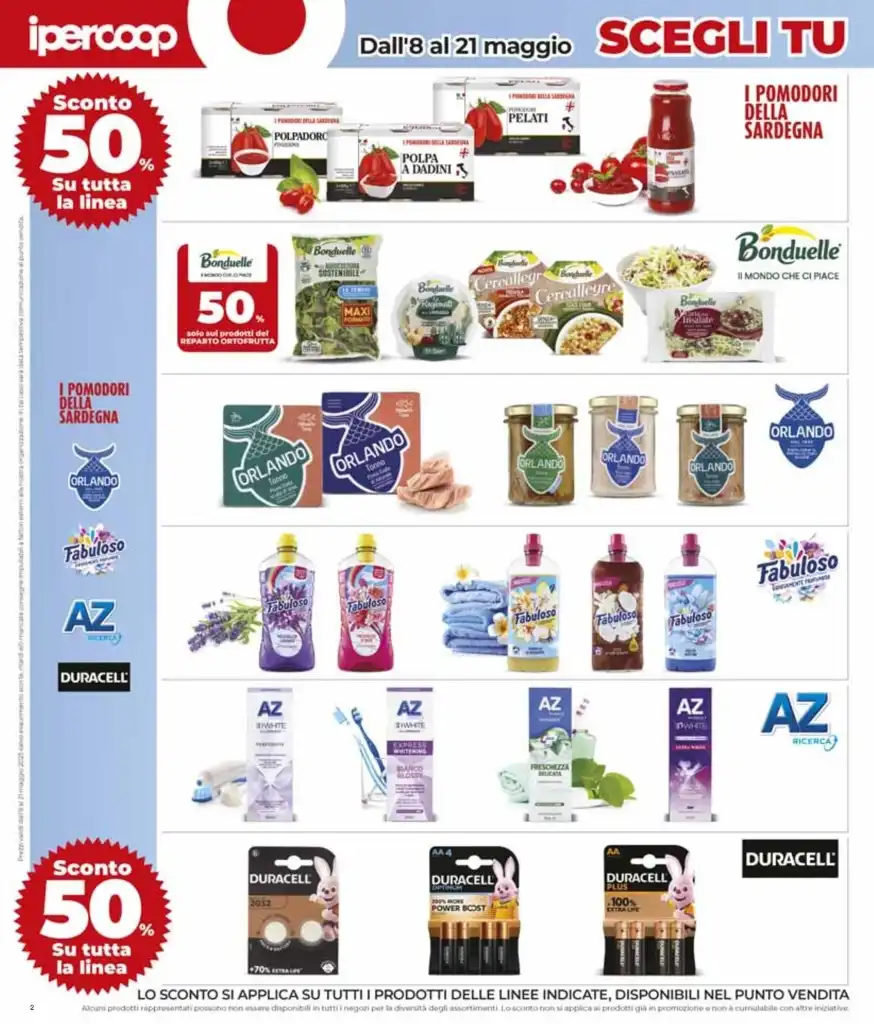 Volantino Ipercoop Grandi Marche fino al 21 dall’8/05/2025