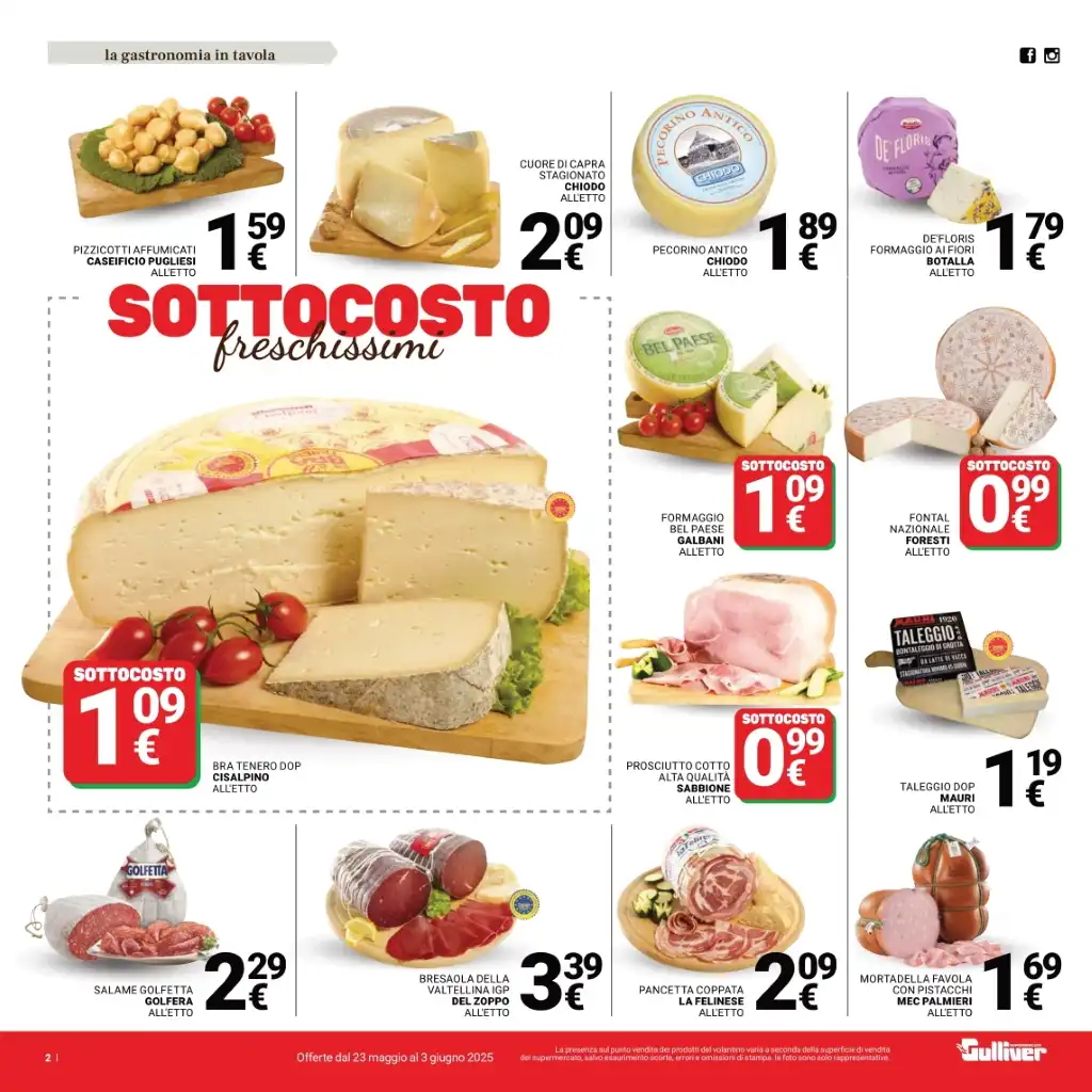Volantino Gulliver Sottocosto dal 23/05 al 3/06/2025