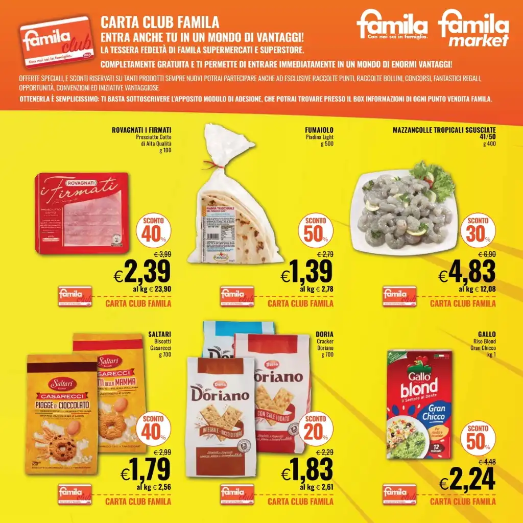 Volantino Famila Extra Risparmio dal 28/05 al 4/06/2025