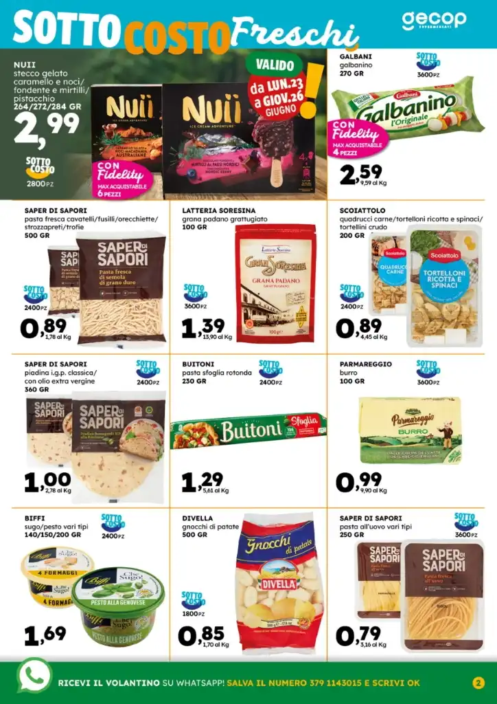 Volantino Gecop Sottocosto dal 16 al 29/06/2025
