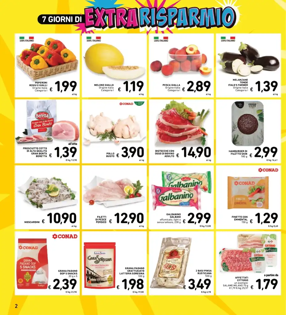 Volantino Spazio Conad Extra Risparmio dal 24 al 30/06/2025