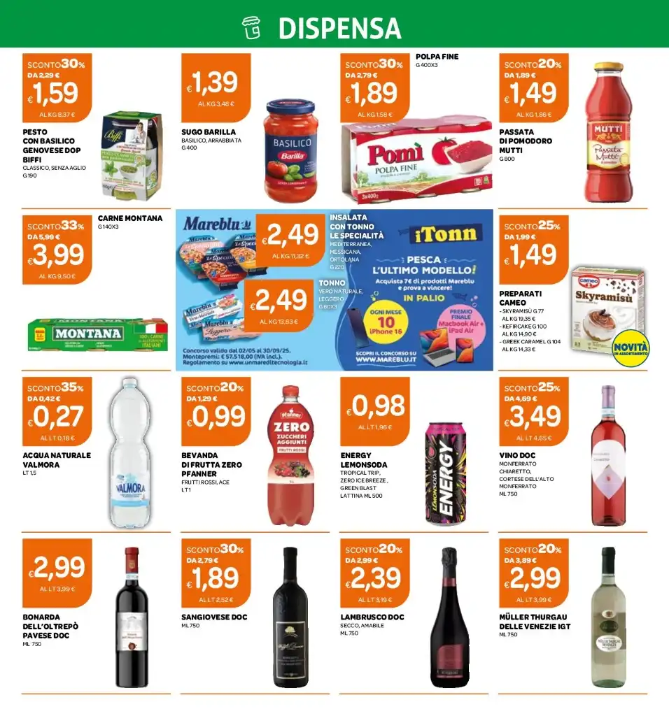 Volantino Ekom Sconti fino al 40% dal 1 al 14/07/2025