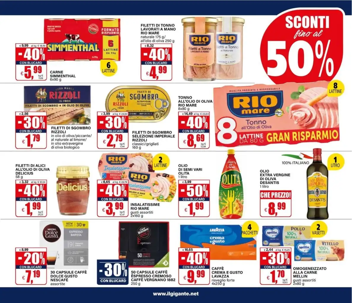 Volantino Il Gigante Grandi Marche dal 10 al 23/07/2025