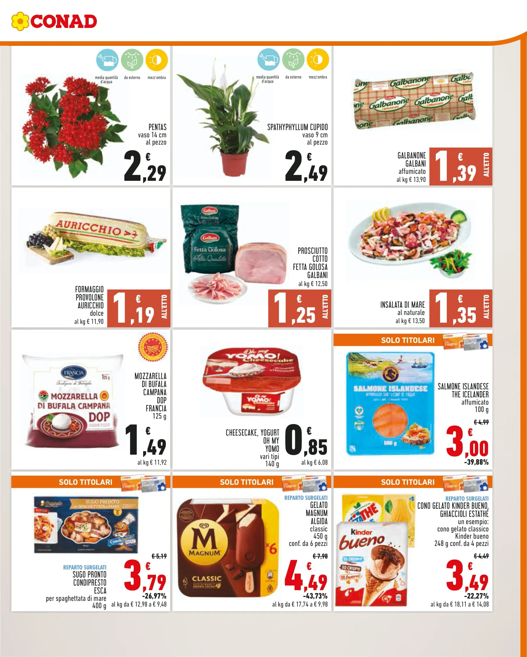 Volantino Conad Convenienza Più dal 6 al 12/08/2025