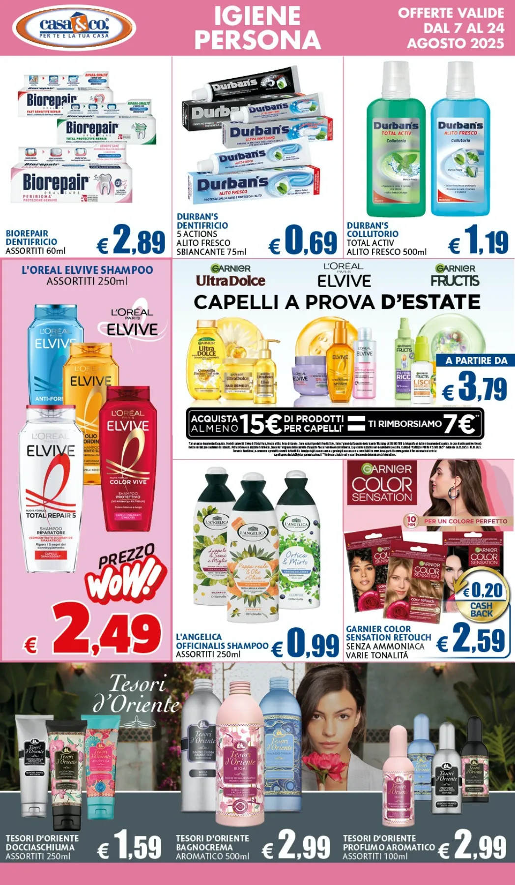 Volantino Casa&Co Sconti Settimanali dal 7 al 24/08/2025