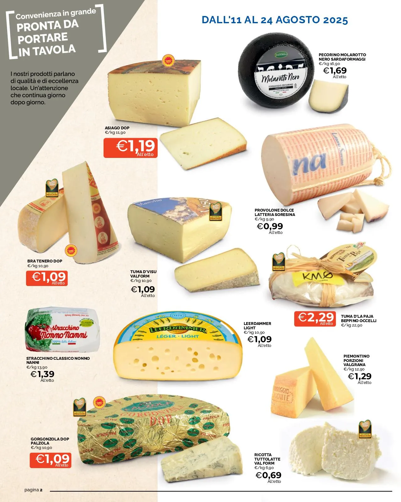 Volantino Mercatò Al Costo Conviene Sempre dall’11 al 24/08/2025