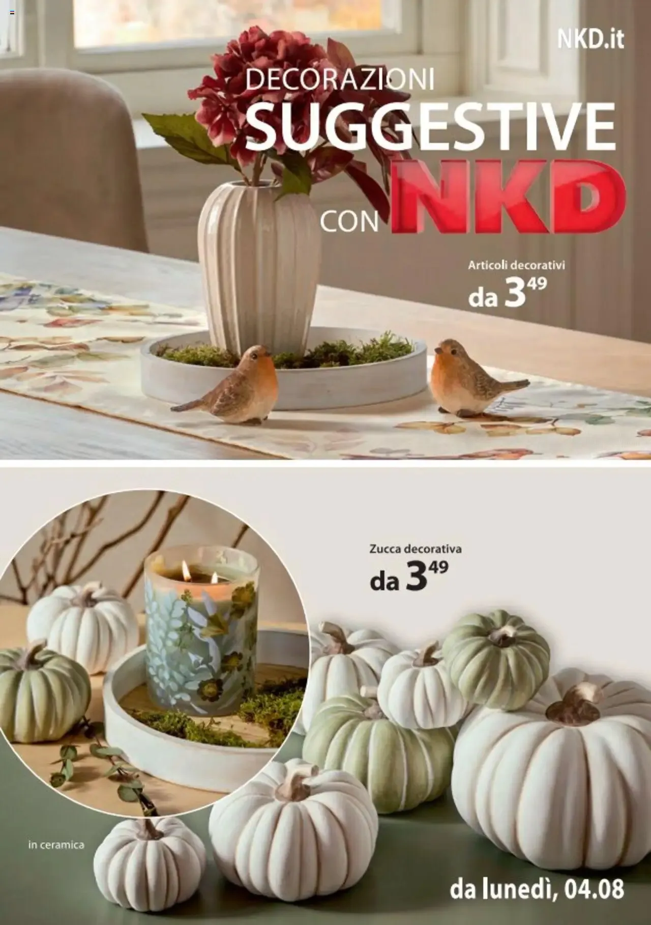 Volantino NKD Spunti Autunnali online dal 4/08/2025