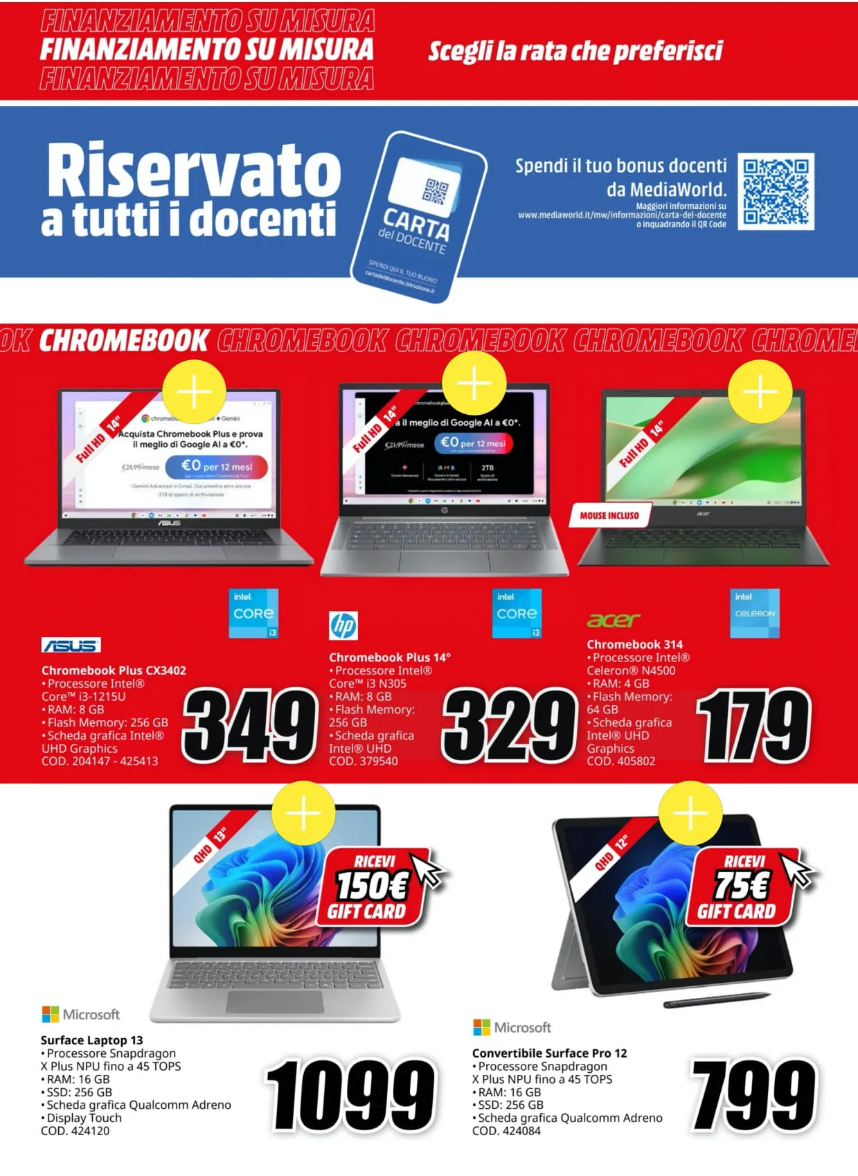 Volantino MediaWorld Back to School dal 21 al 31/08/2025