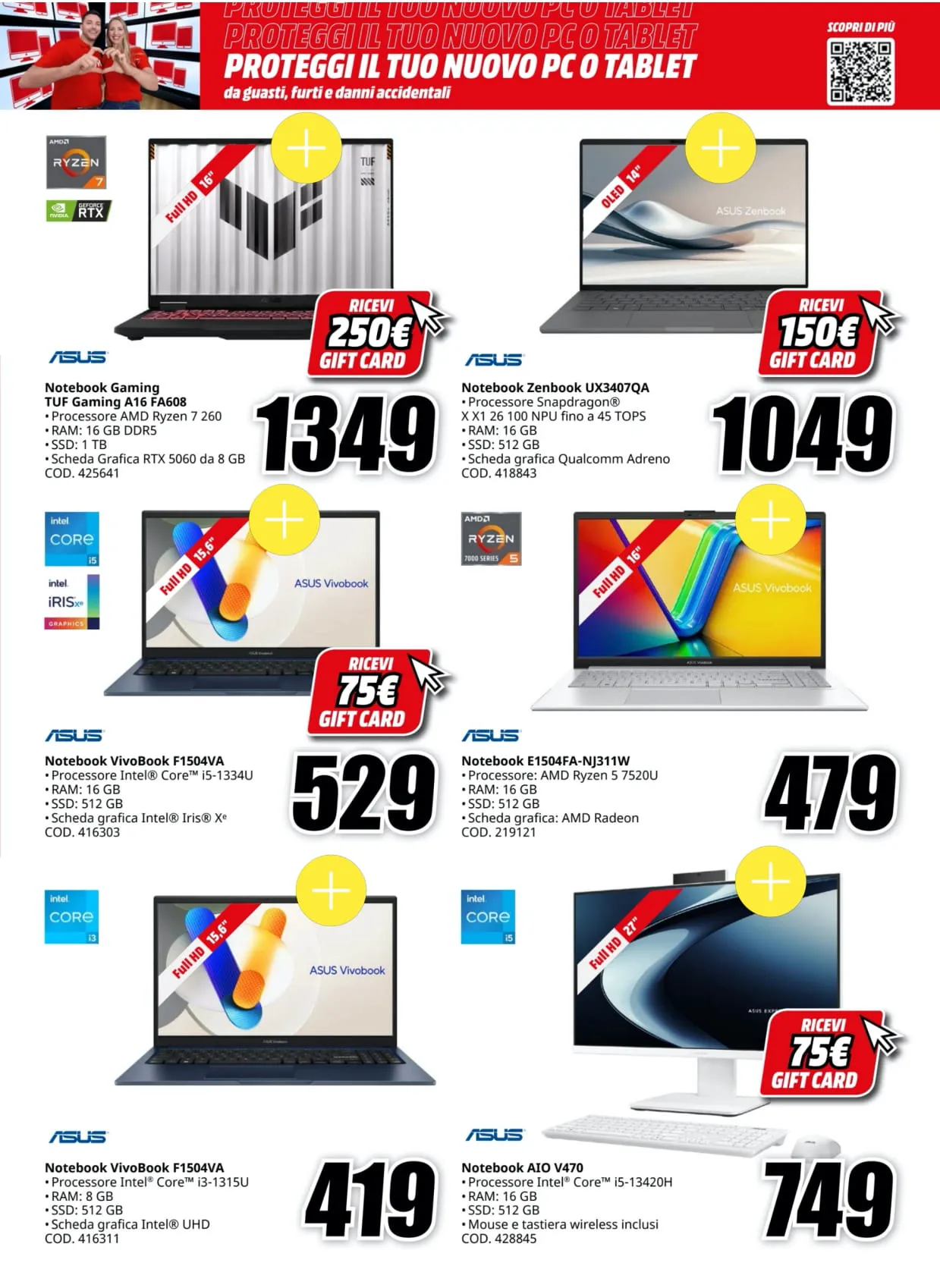 Volantino MediaWorld Back to School dal 21 al 31/08/2025