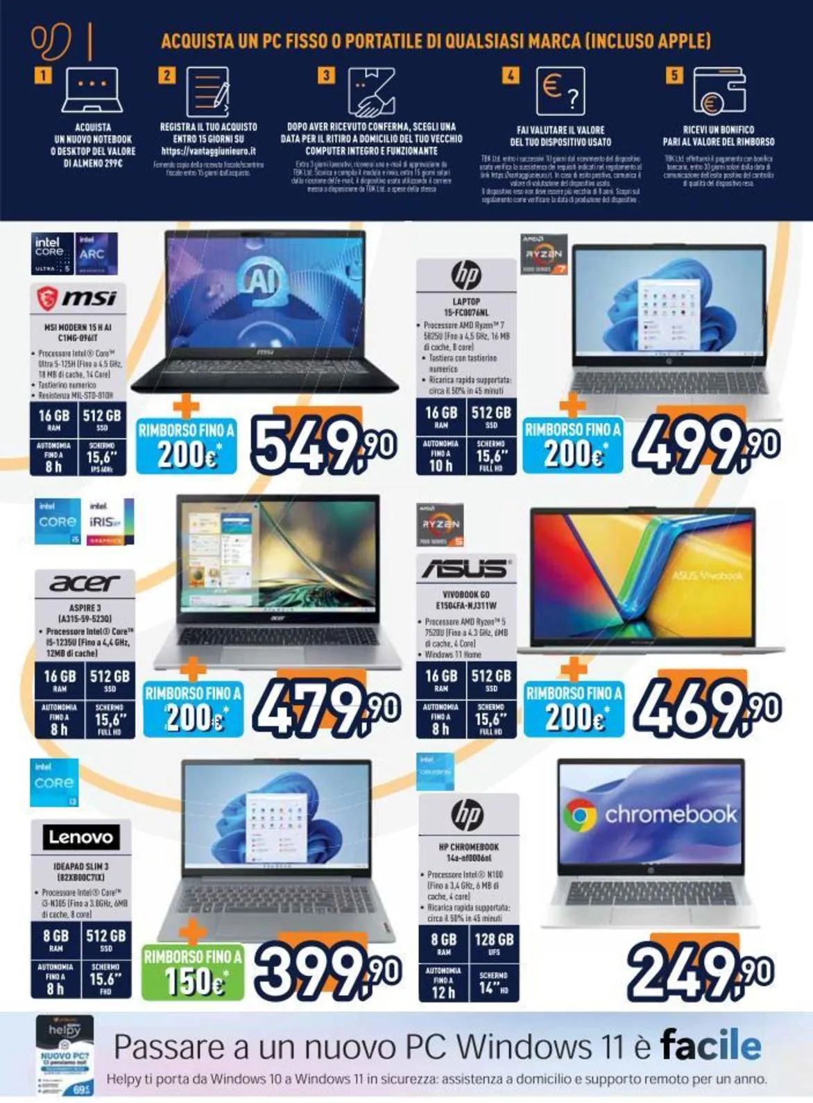 Volantino Unieuro Back to School dal 22/08 al 4/09/2025