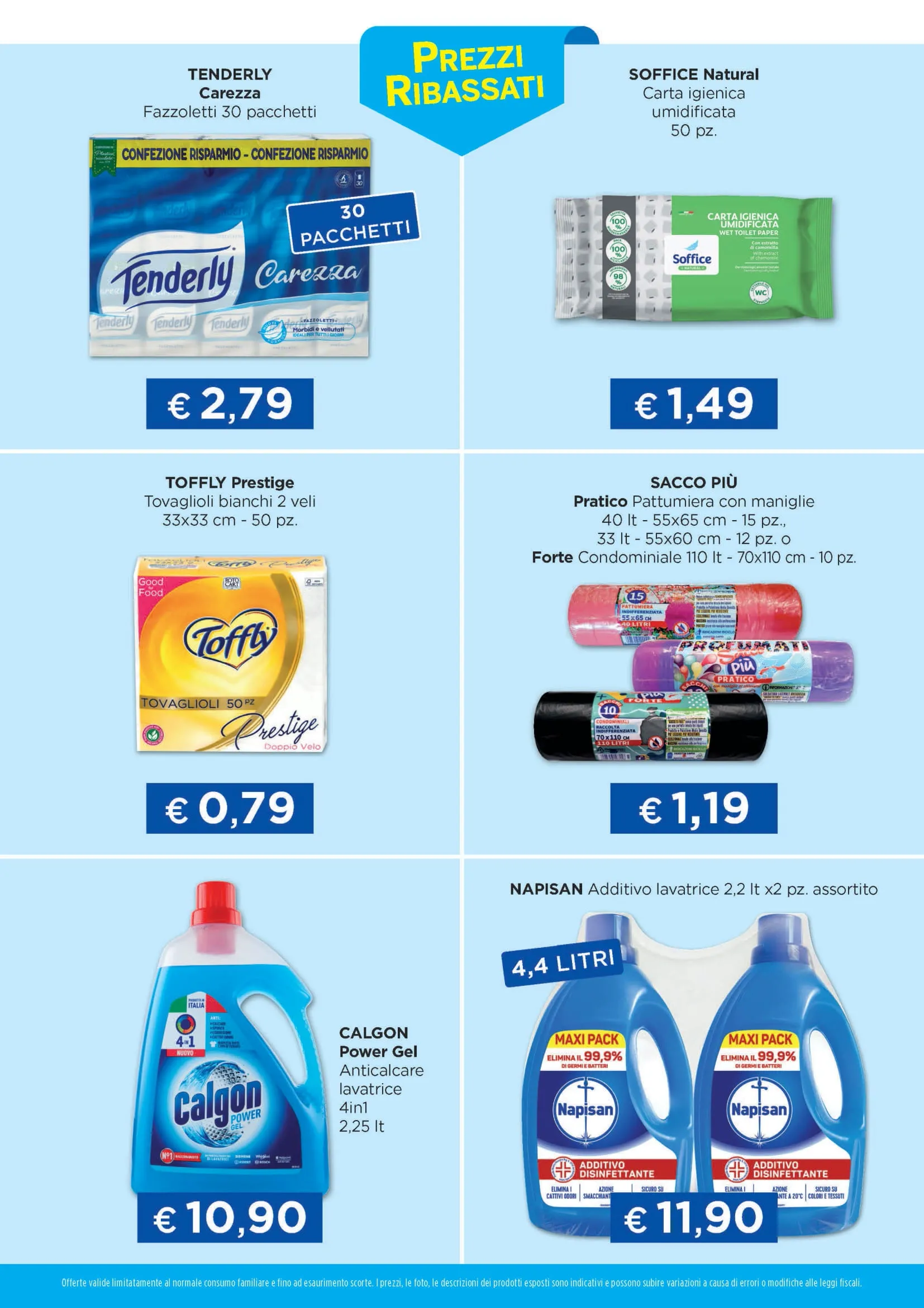 Volantino Acqua e Sapone Prezzi Ribassati dal 28/08 al 26/10/2025