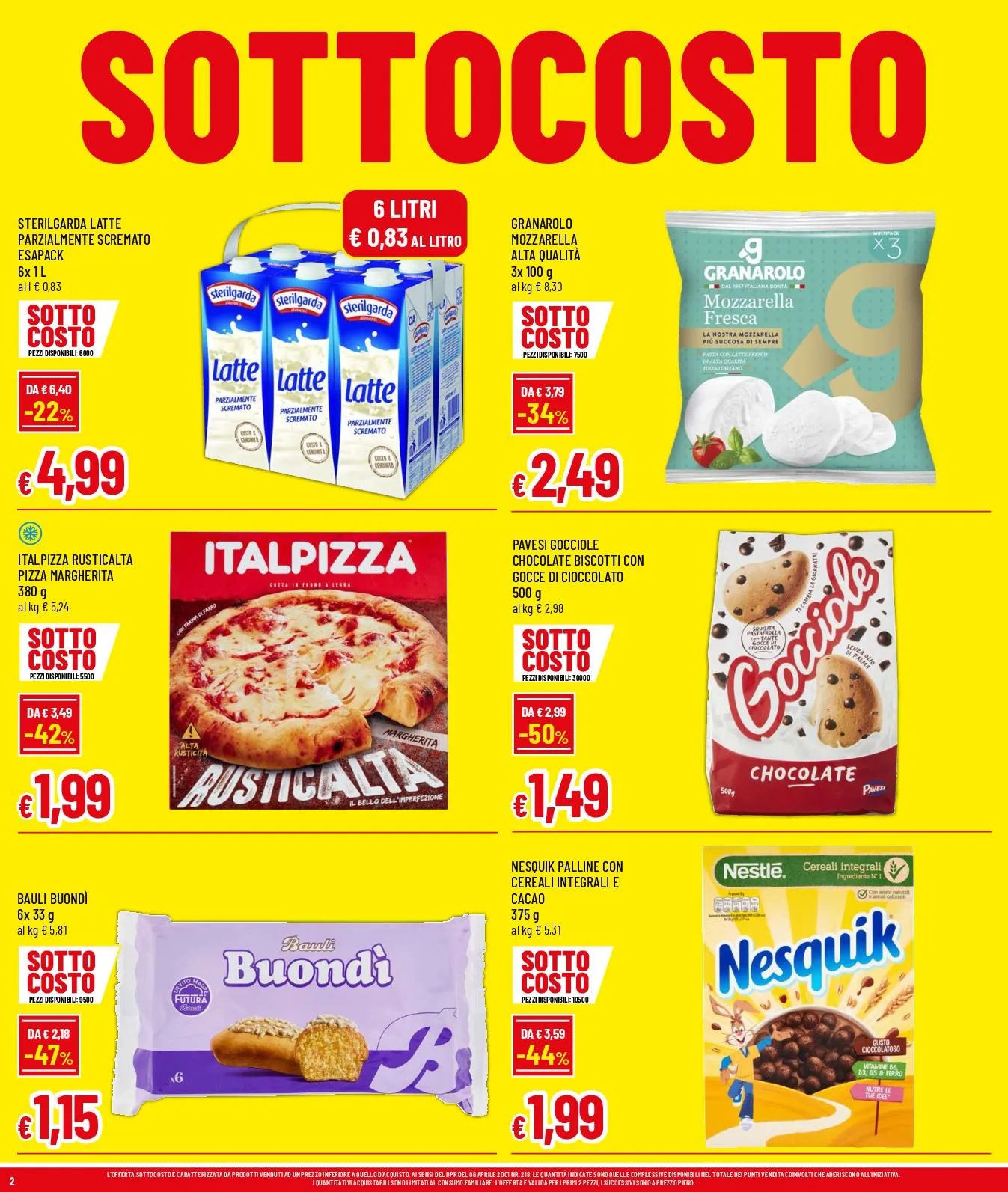 Volantino Famila Offerte Sottocosto dal 4 al 13/09/2025