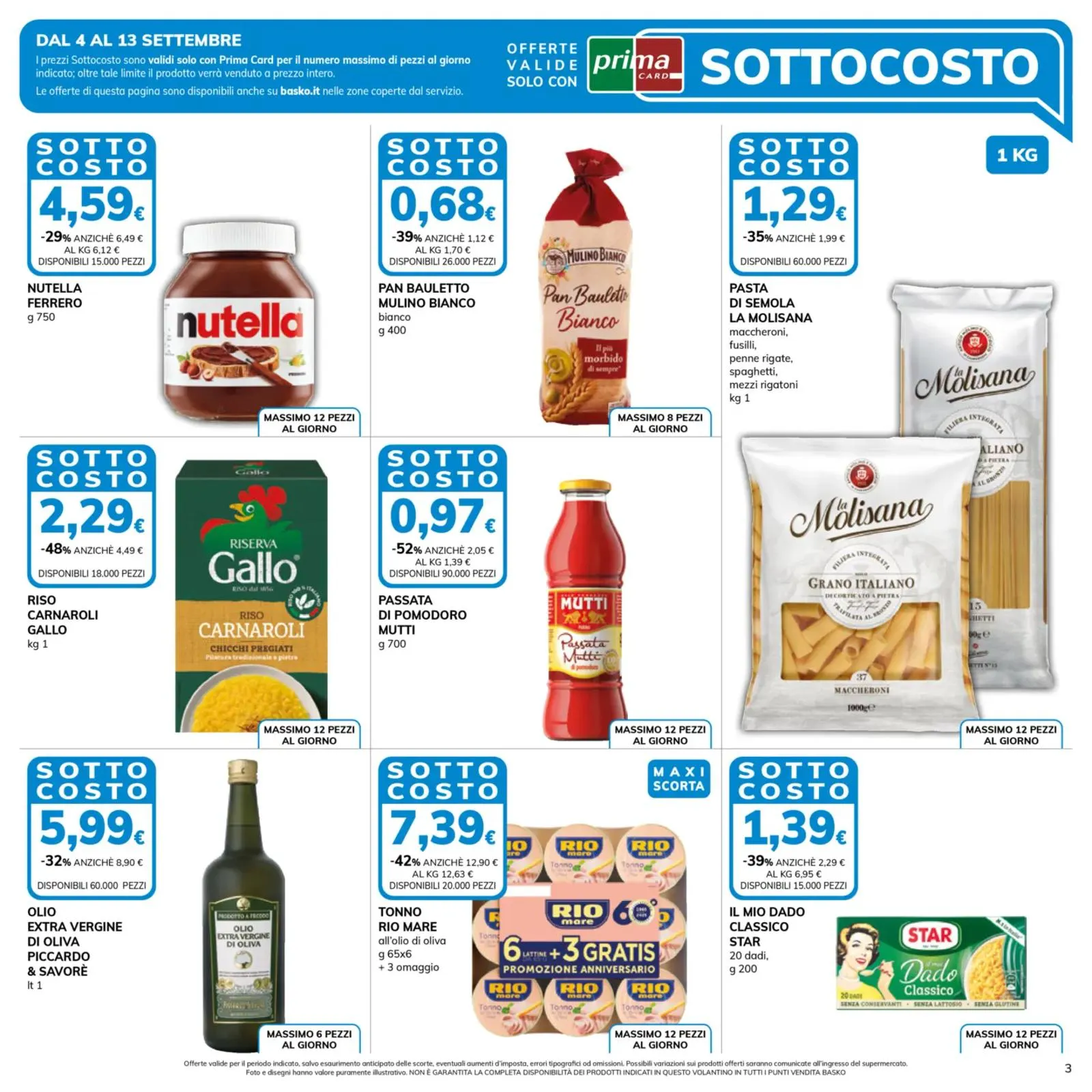 Volantino Basko Sottocosto dal 4 al 15/09/2025