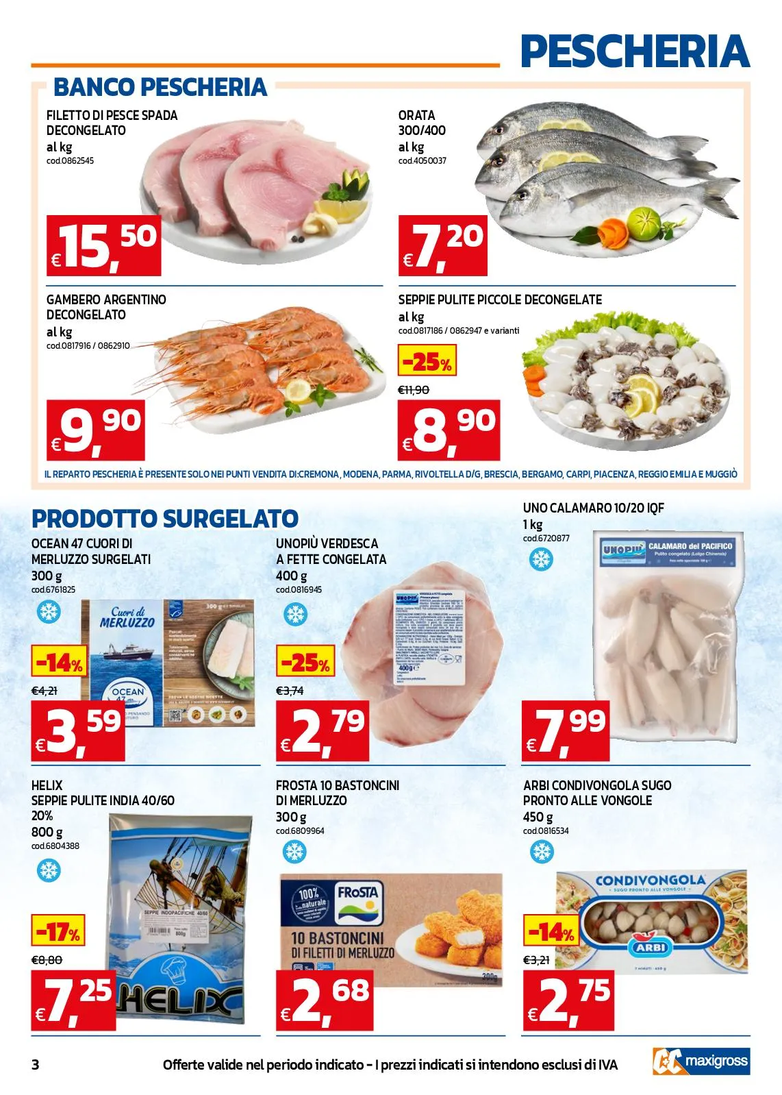 Volantino C+C Maxigross Promozioni dall’8 al 21/09/2025