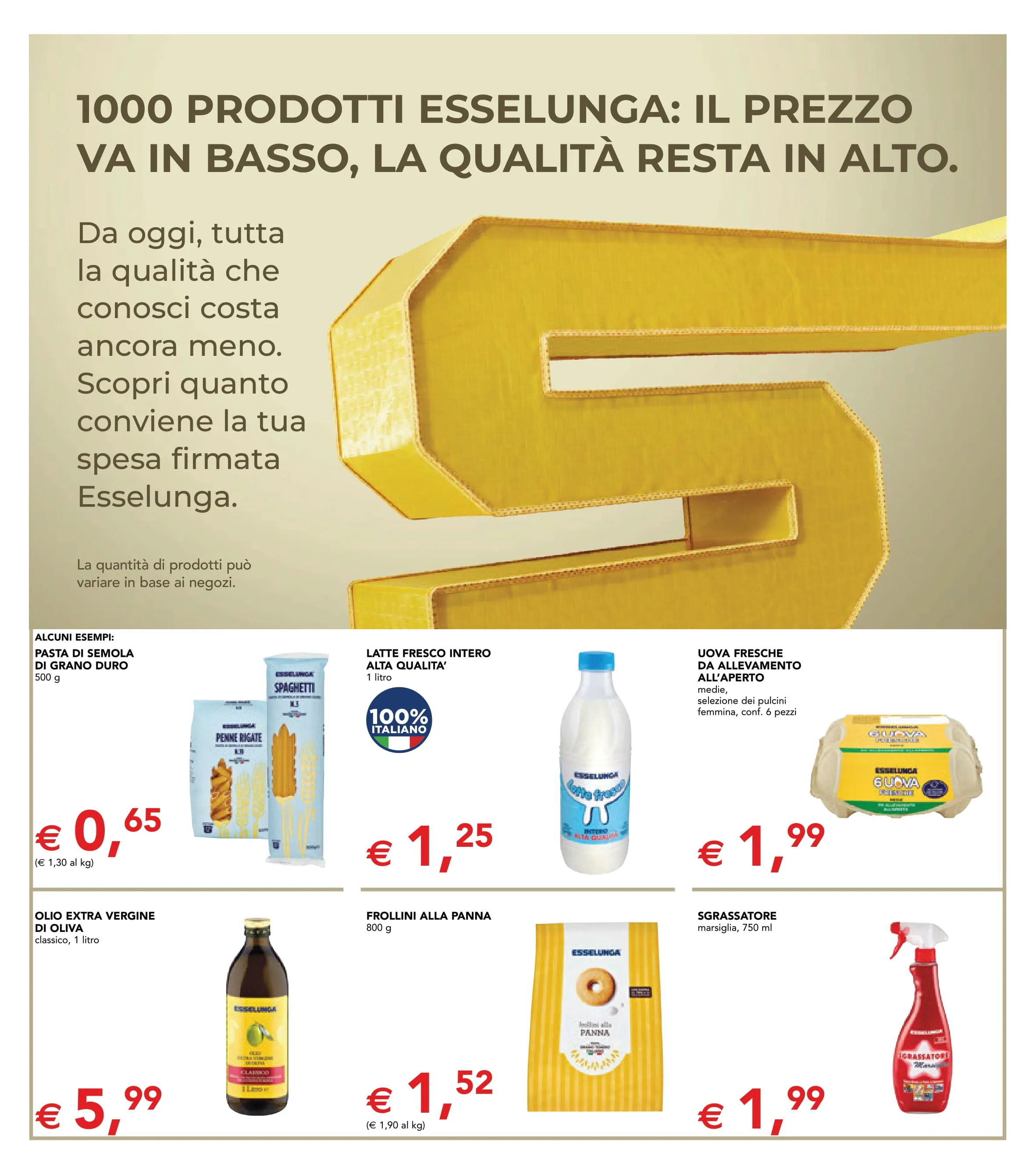Volantino Esselunga Sconti Incredibili dall’11 al 25/09/2025