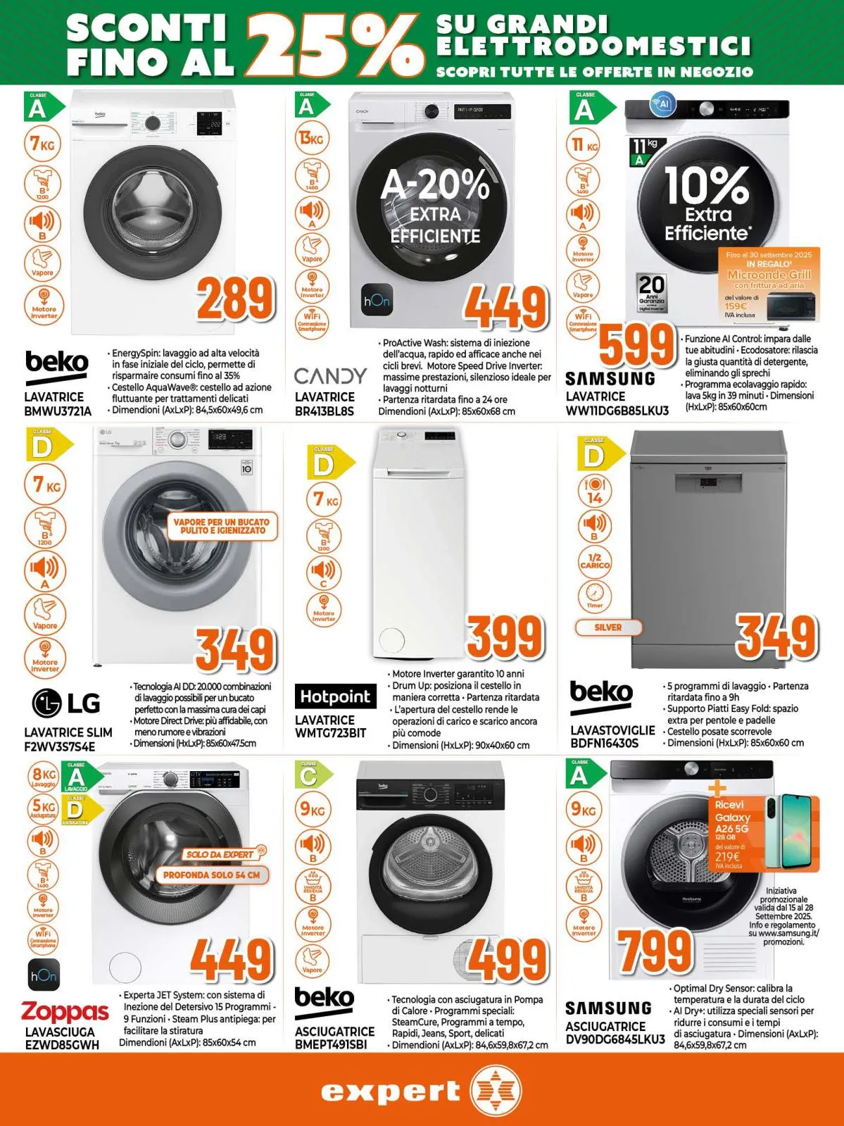 Volantino Expert Offerte Tech dall’11 al 24/09/2025