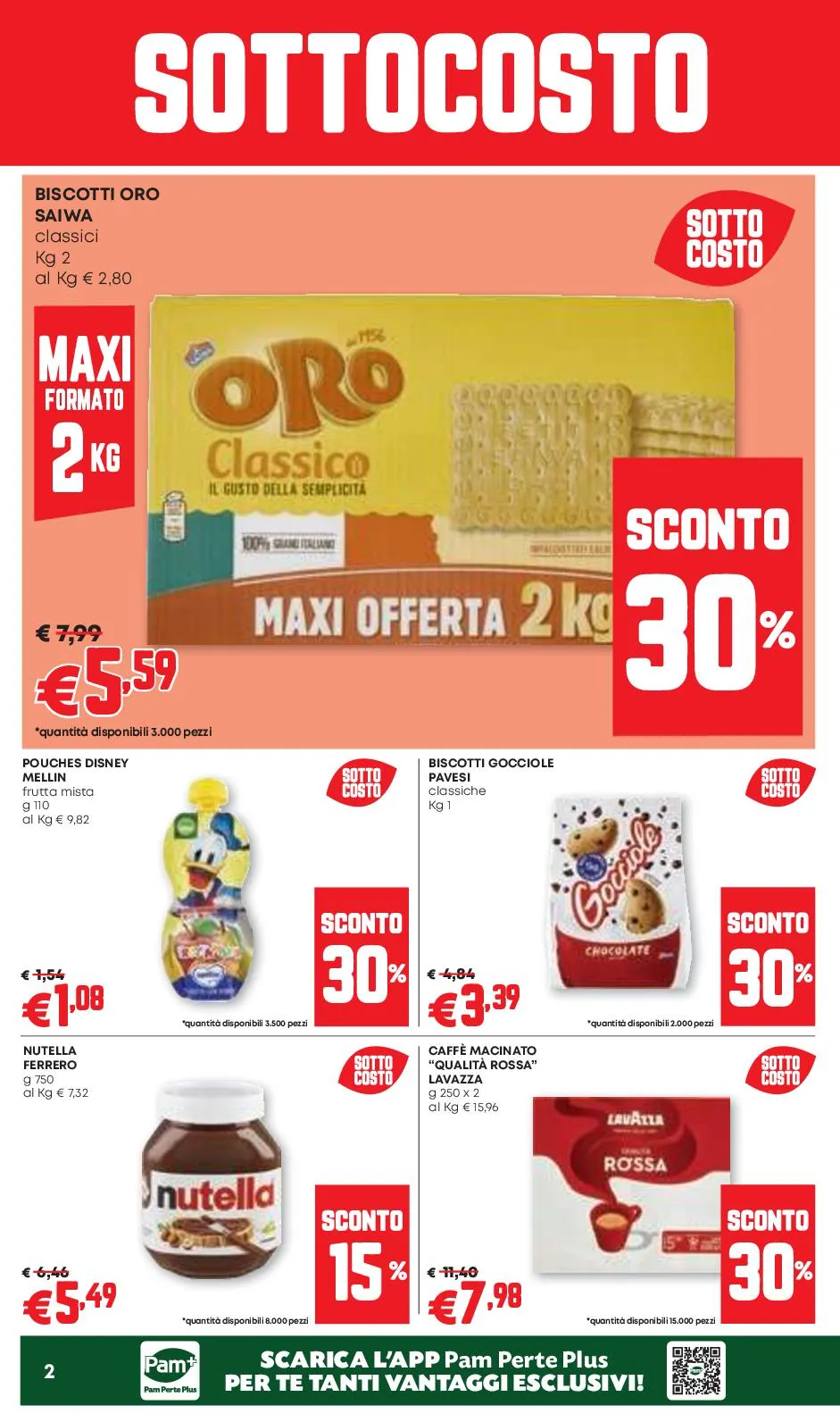 Volantino Pam Sottocosto dall’11 al 24/09/2025