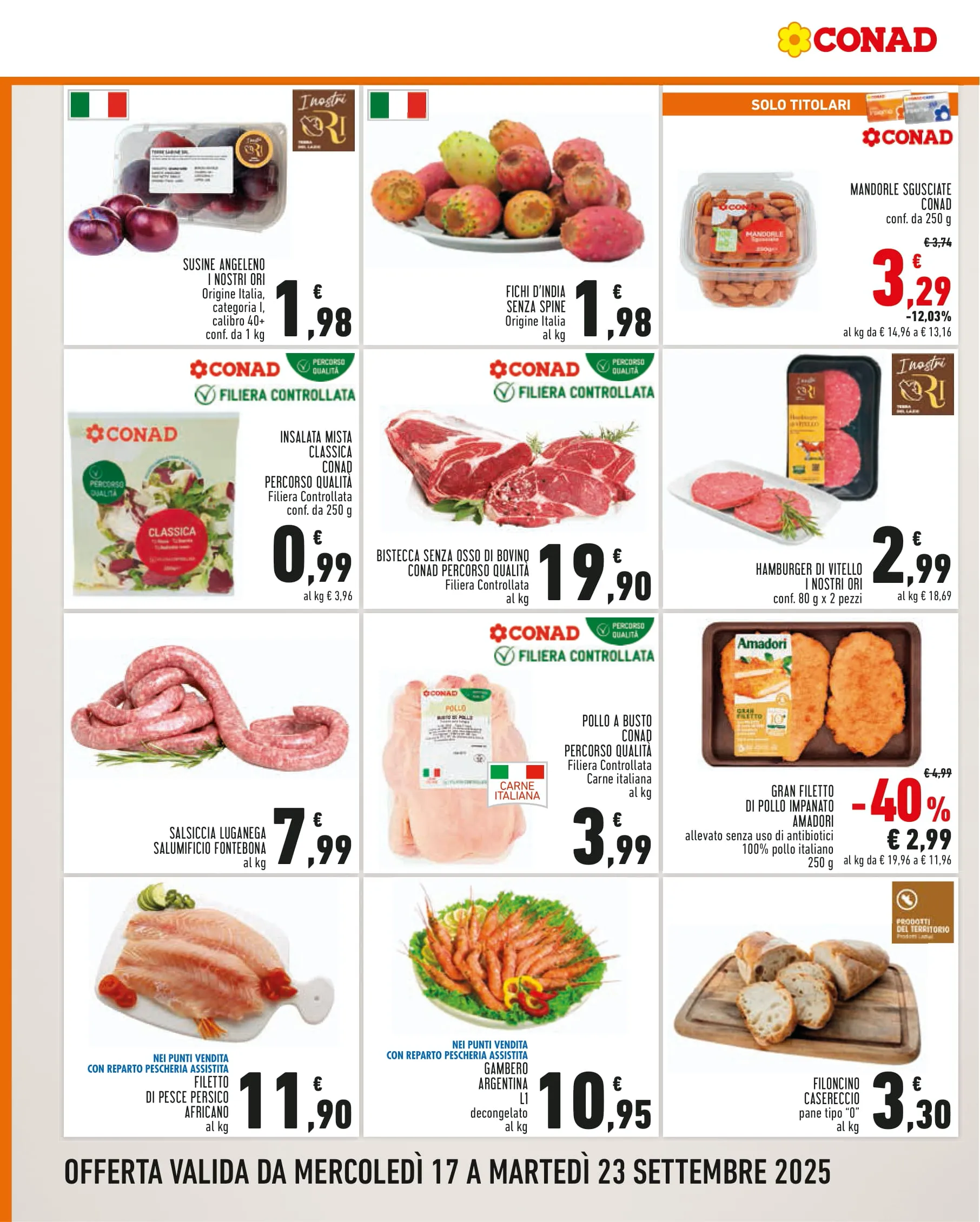 Volantino Conad Convenienza Più fino al 23 dal 17/09/2025