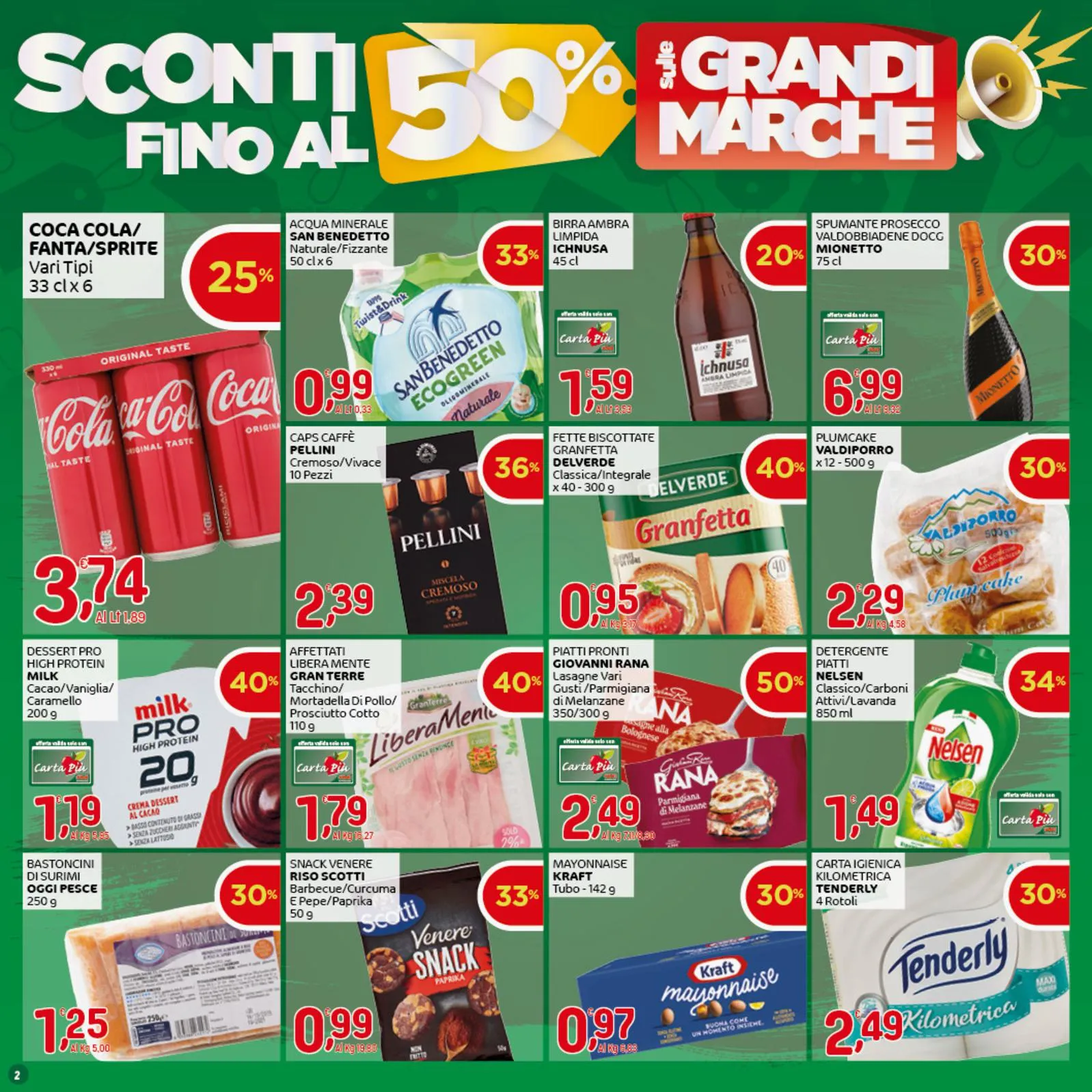 Volantino Crai Sconti Grandi Marche dal 18/09 al 1/10/2025