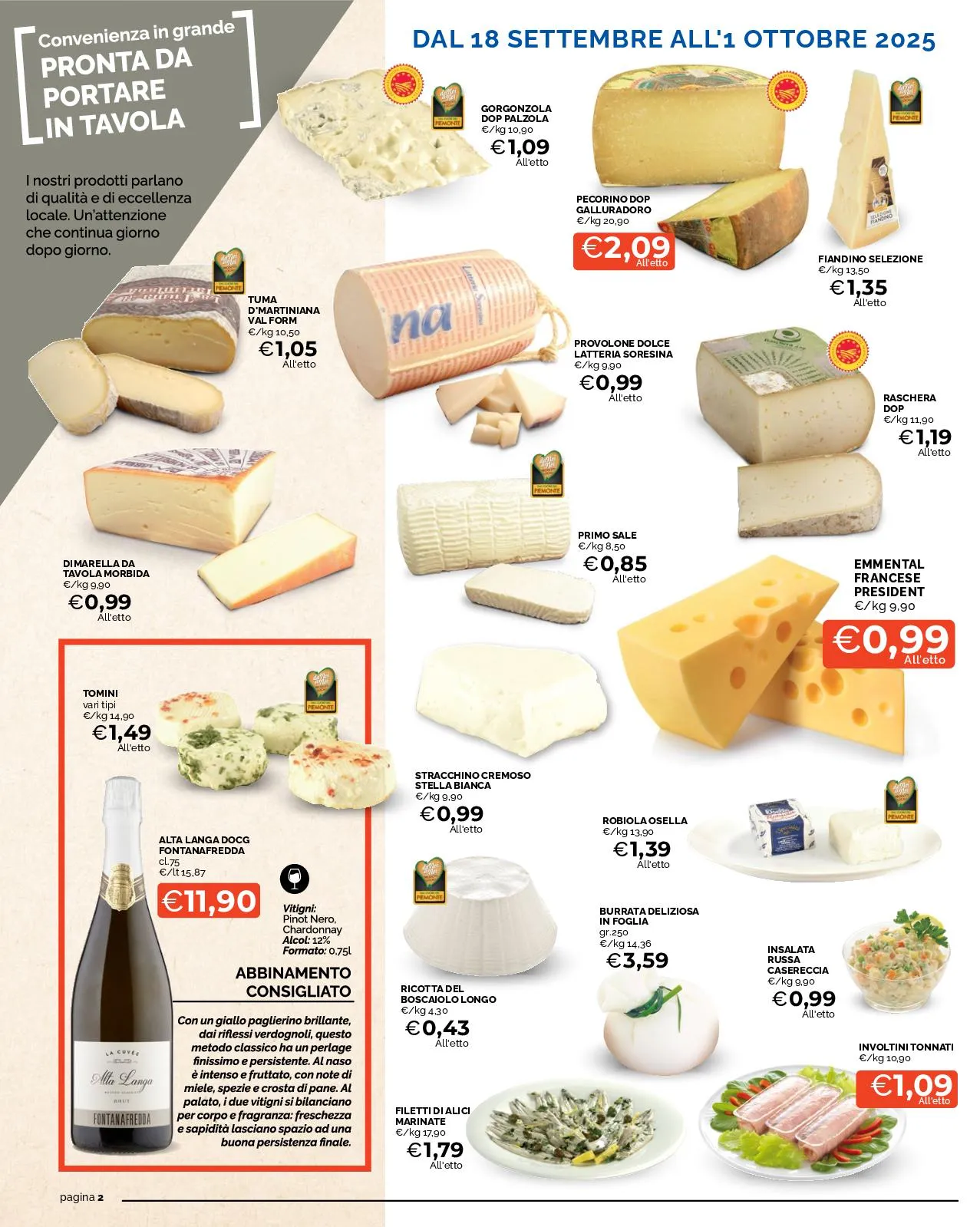 Volantino Mercatò Al Costo Risparmio Vero dal 18/09 al 1/10/2025