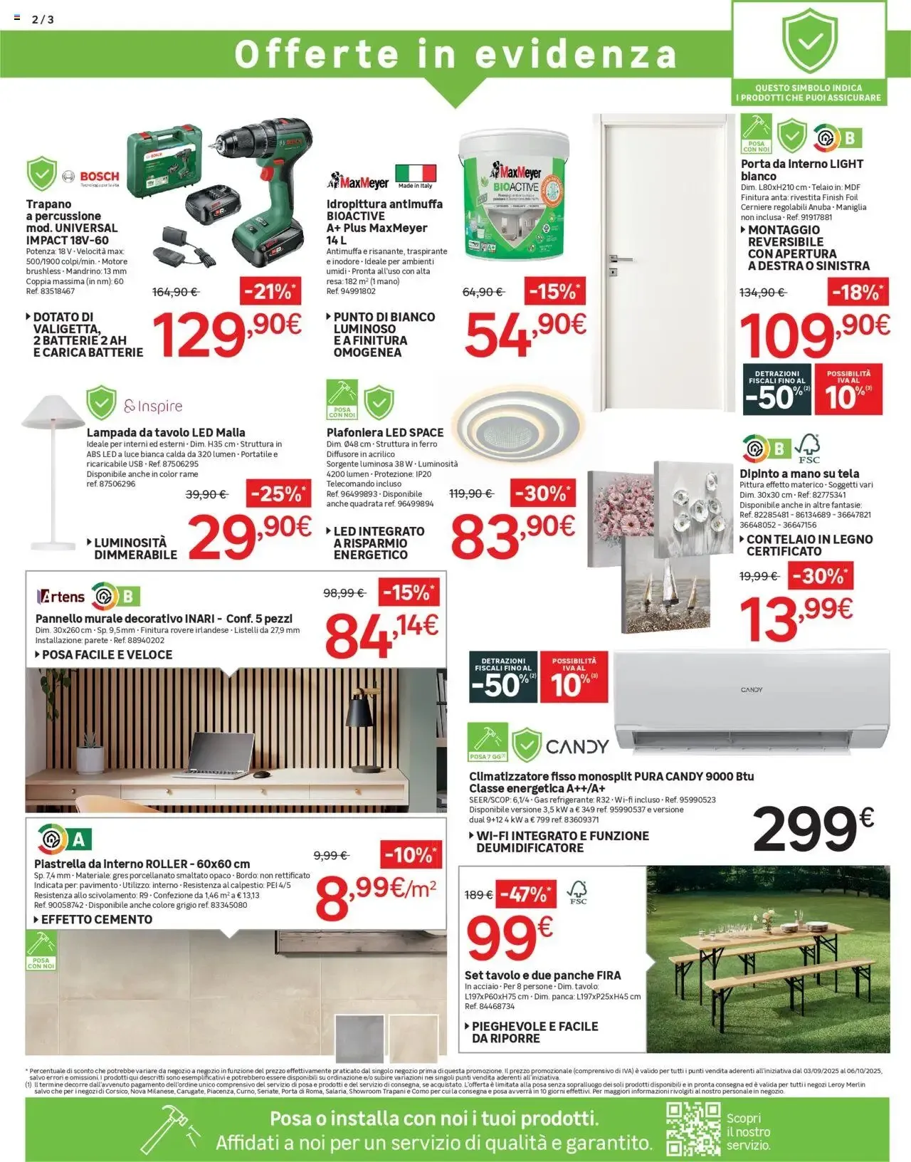 Volantino Leroy Merlin Offerte Imperrdibili fino al 6/10/2025