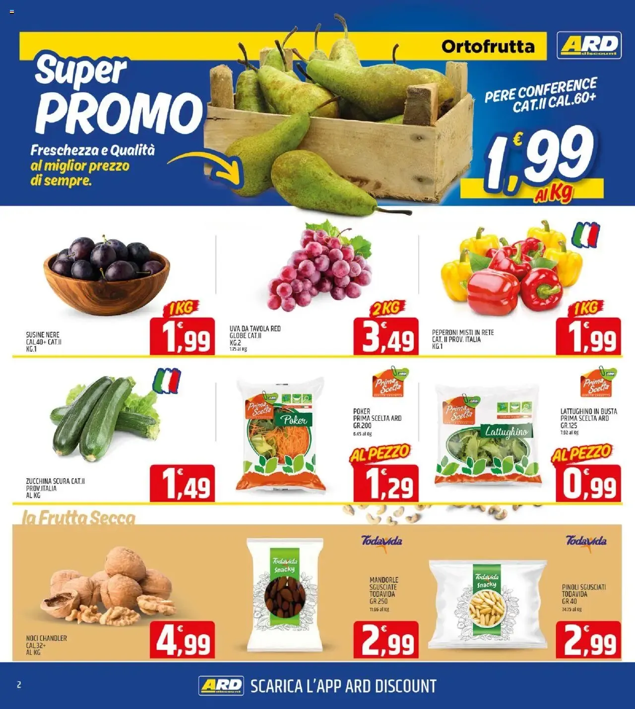 Volantino ARD Discount Prezzi Tondi dal 2 al 12/10/2025
