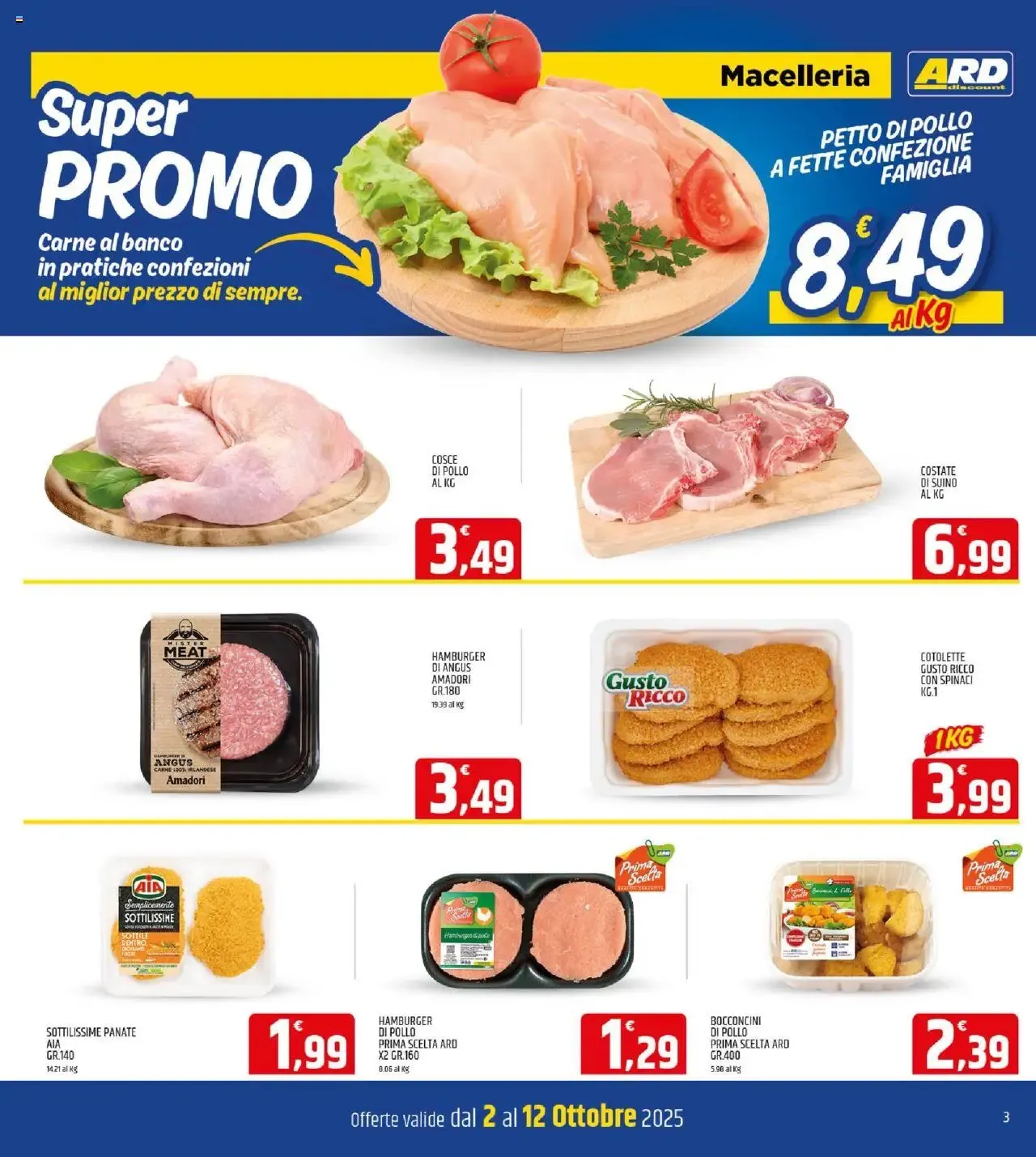 Volantino ARD Discount Prezzi Tondi dal 2 al 12/10/2025