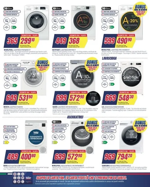 Volantino Trony Sconto Iva valido dal 2 al 16/10/2025