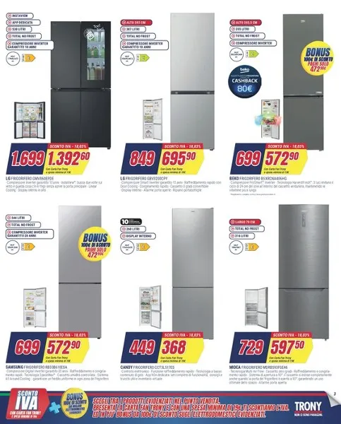 Volantino Trony Sconto Iva valido dal 2 al 16/10/2025
