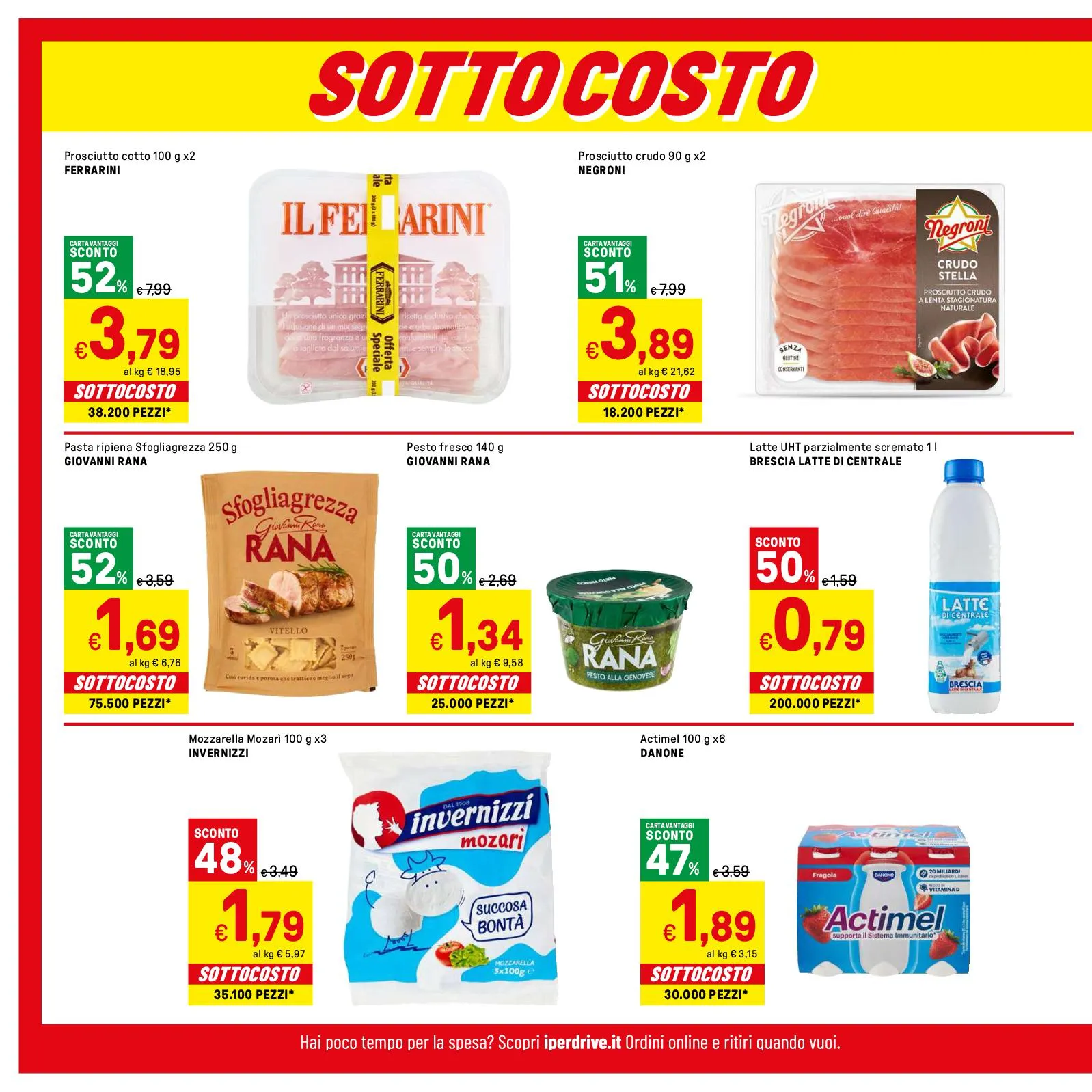 Volantino Iper la Grande i Sottocosto dal 2 all’11/10/2025