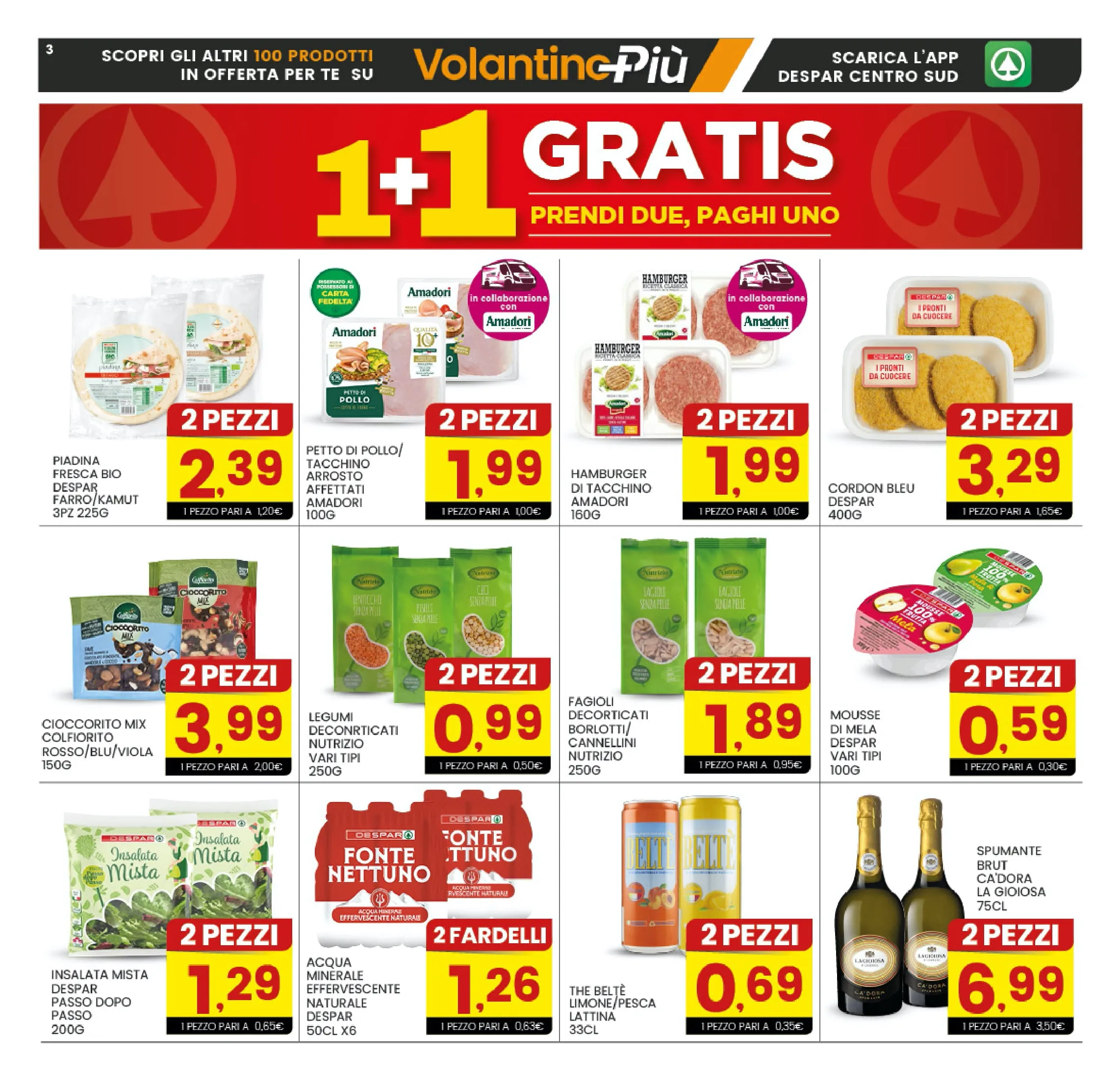 Volantino Interspar 1+1 Gratis dal 2 al 12/10/2025
