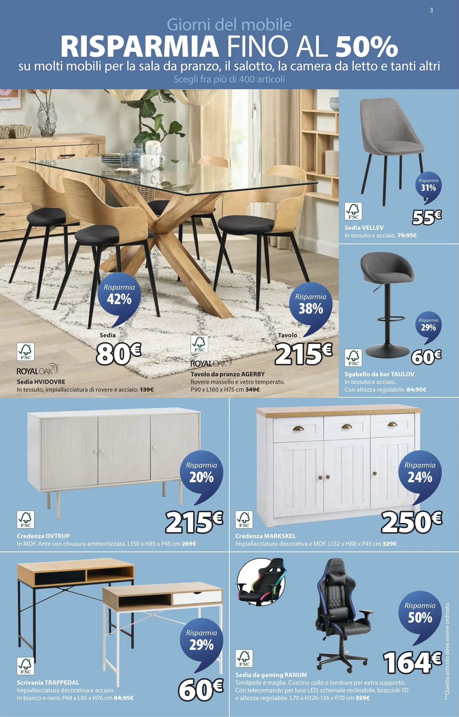 Volantino JYSK Risparmia fino al 50% dal 6 al 22/10/2025