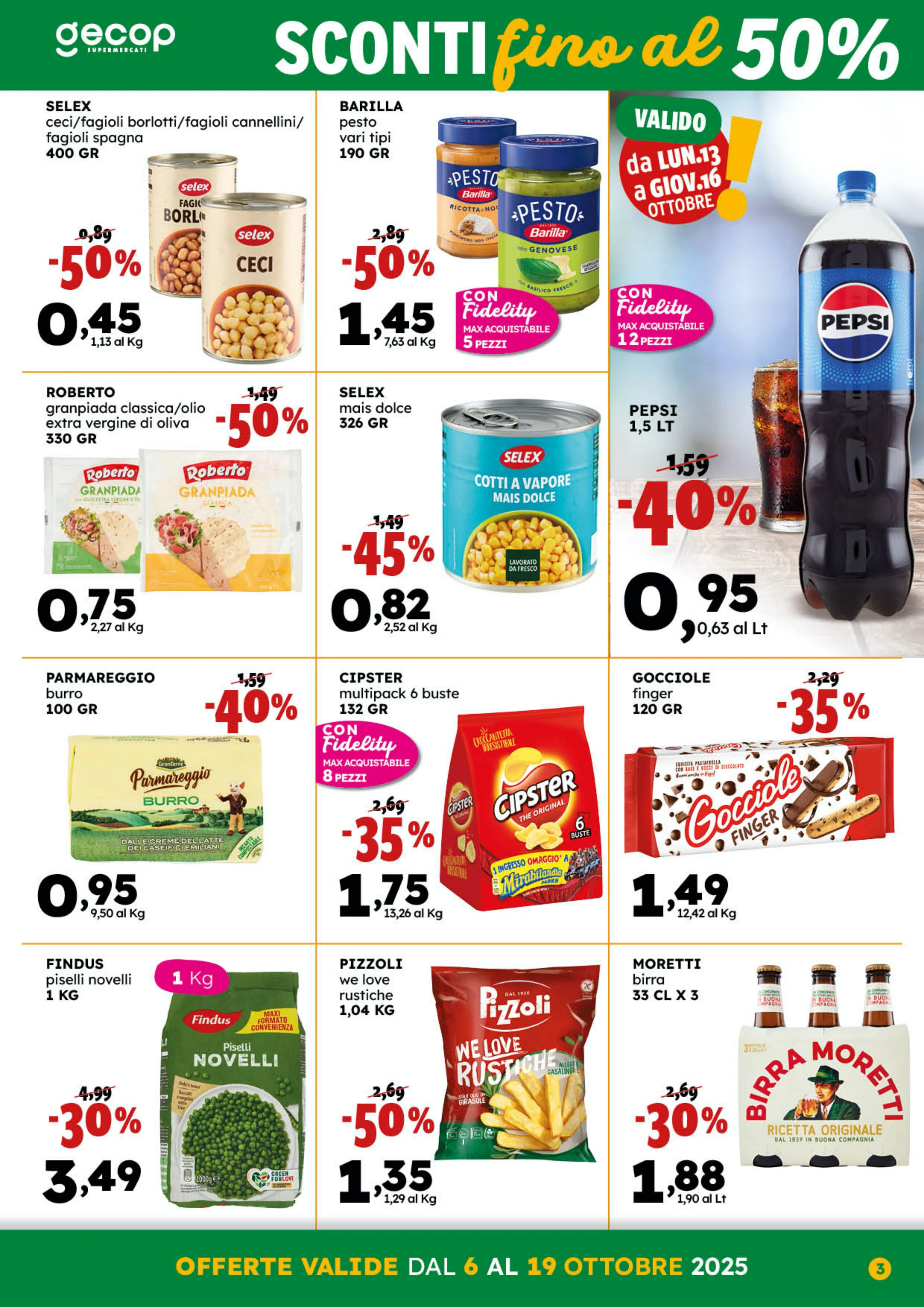 Volantino Gecop Sconti fino al 50% dal 6 al 19/10/2025