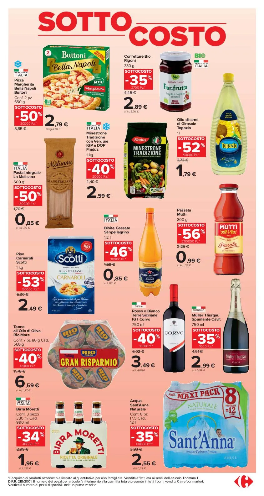 Volantino Carrefour Market Sottocosto dal 10 al 19/10/2025