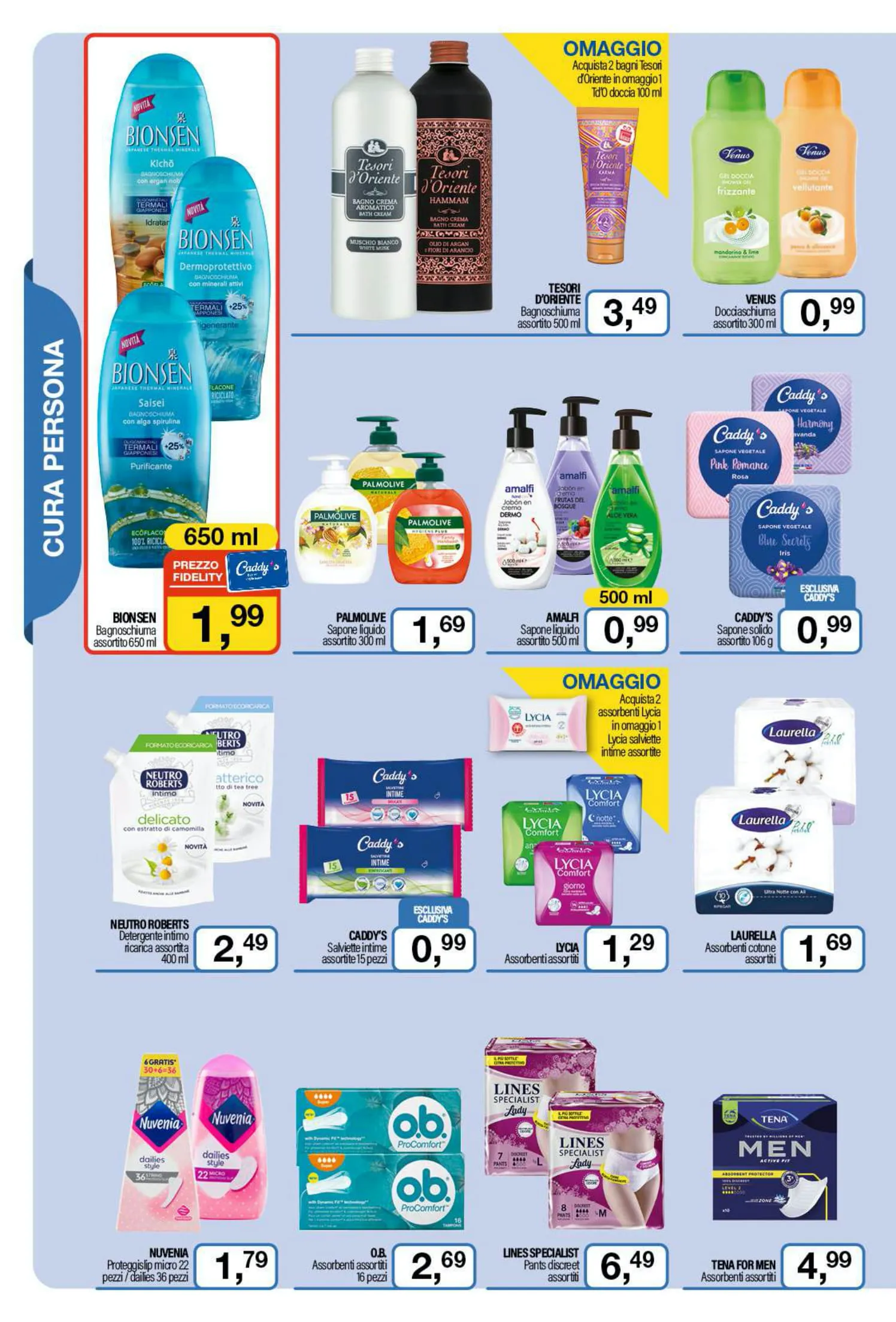 Volantino Caddy’s Promozioni d’Autunno fino al 21/10/2025