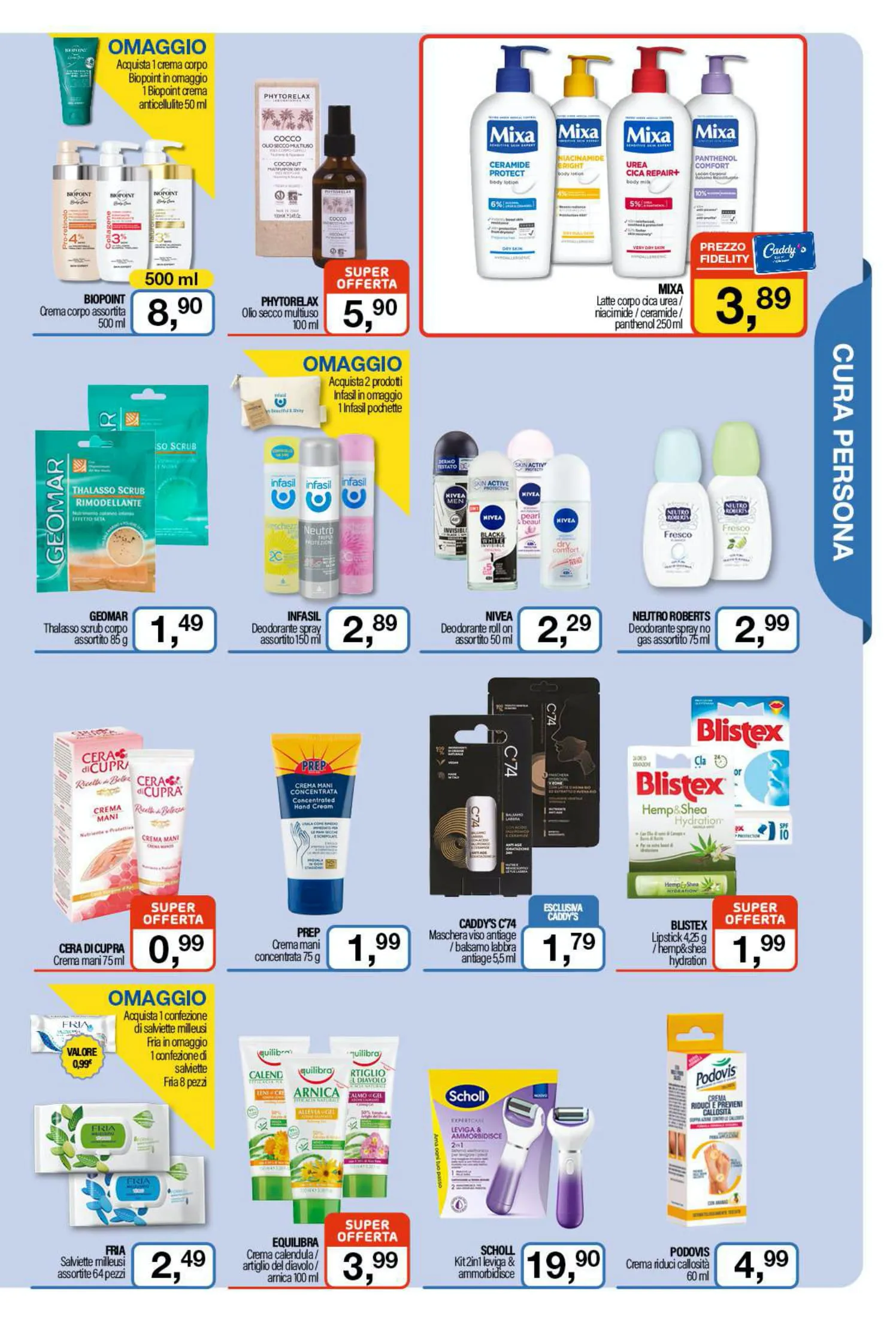 Volantino Caddy’s Promozioni d’Autunno fino al 21/10/2025