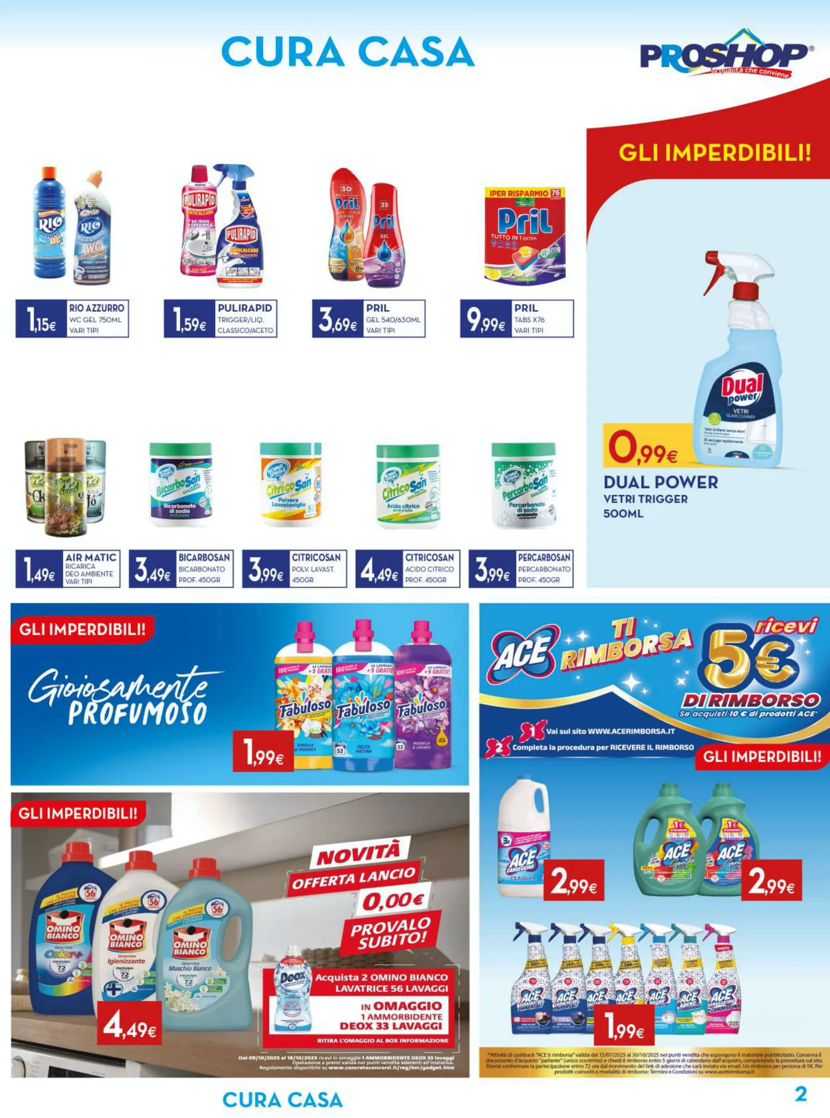 Volantino Proshop Convenienza dal 9 al 18/10/2025