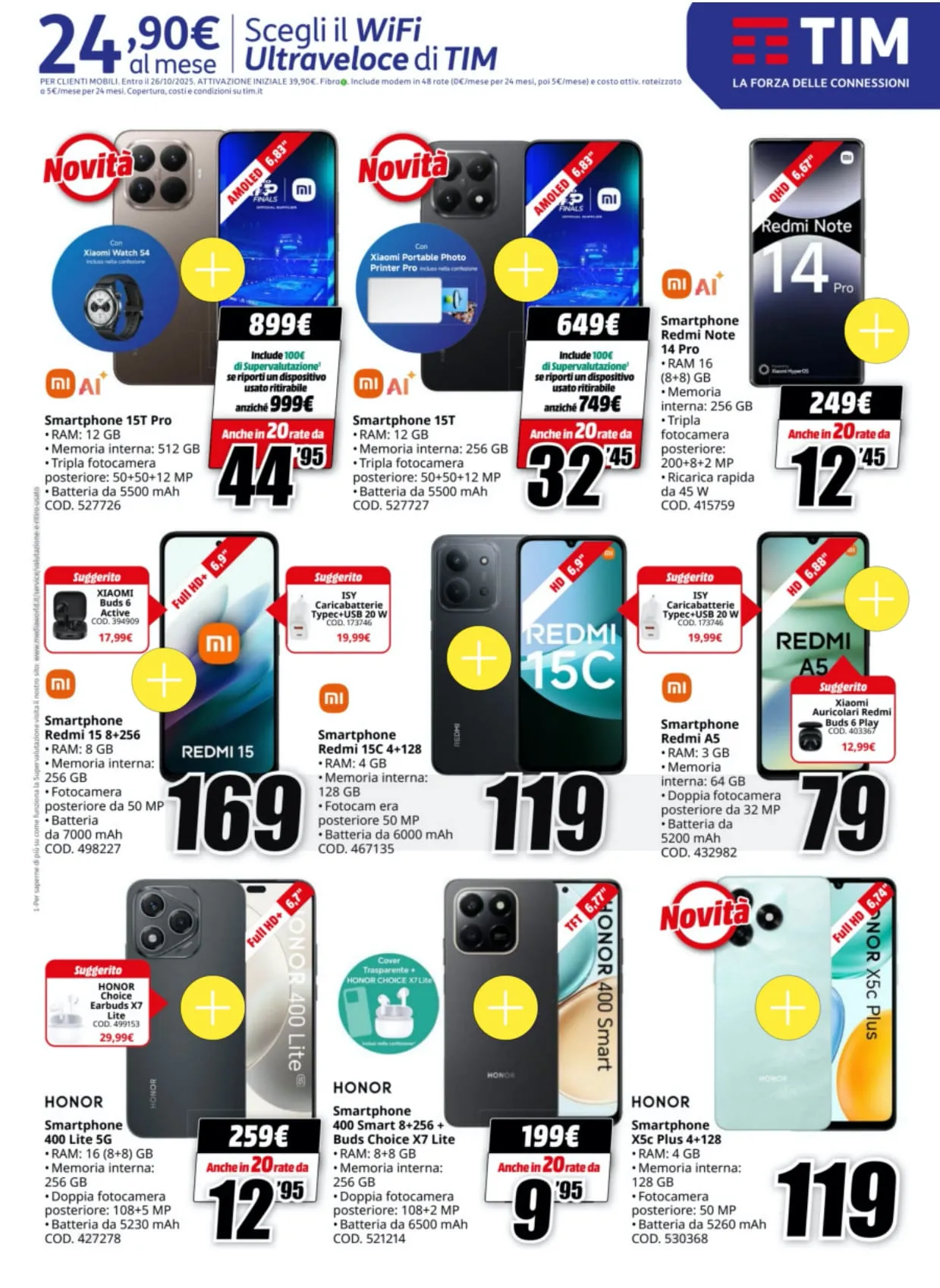 Volantino MediaWorld Tutto Vero Tasso Zero dal 13 al 26/10/2025